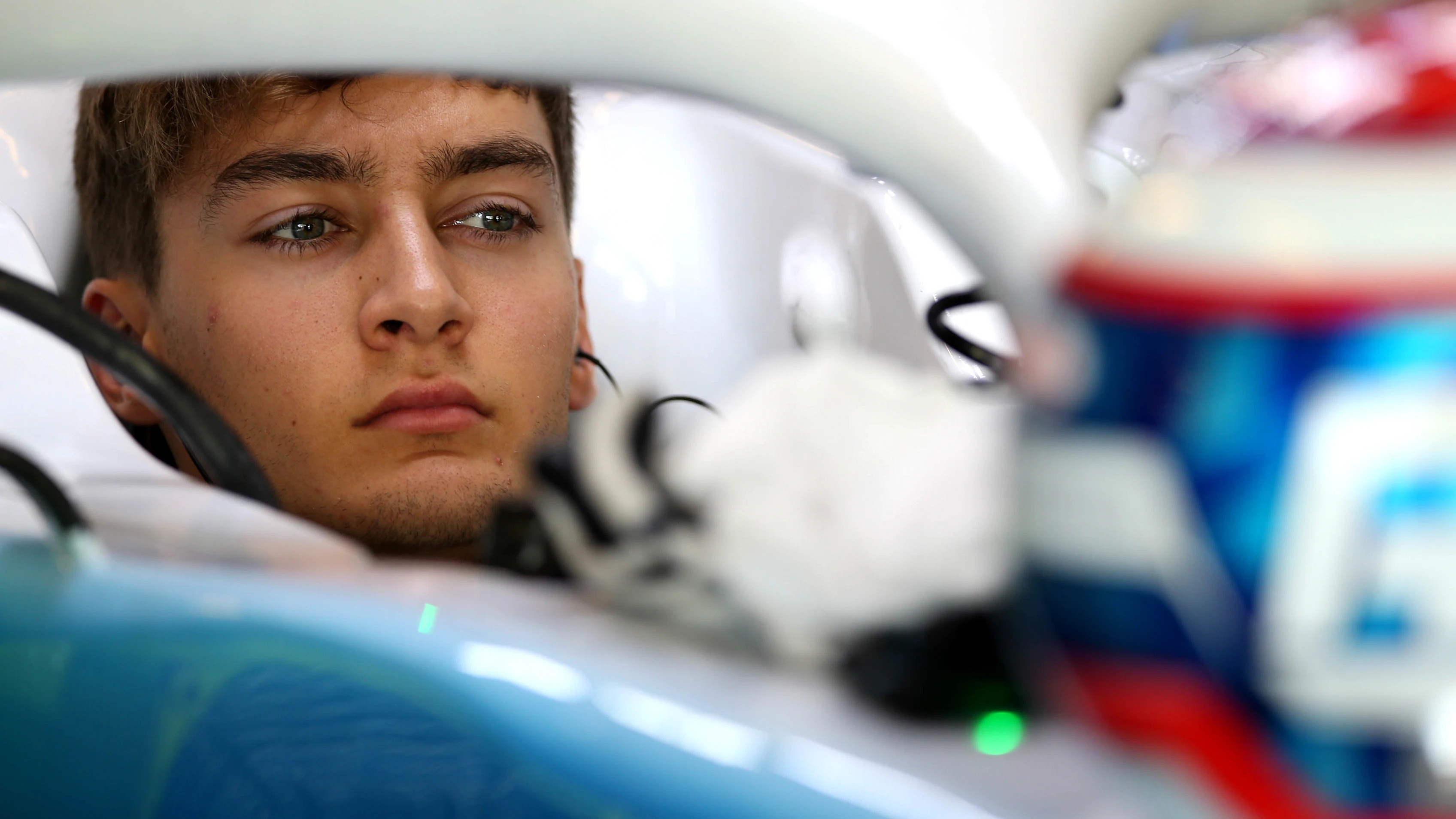 ABU DHABI, UNITED ARAB EMIRATES - NOVEMBER 29: George Russell of Great Britain and Williams