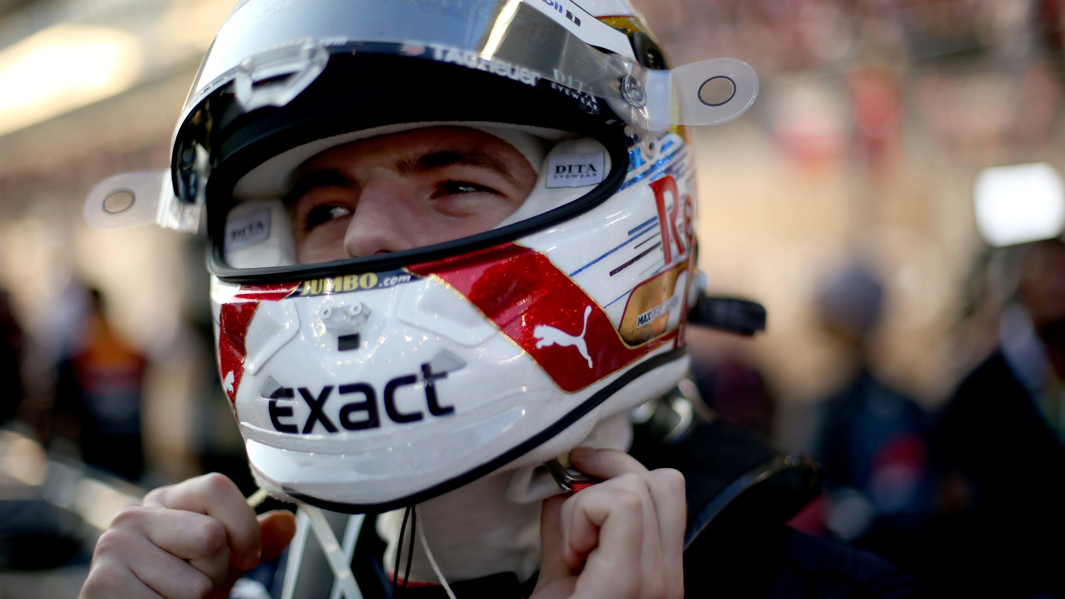 ABU DHABI, UNITED ARAB EMIRATES - DECEMBER 01: Max Verstappen of Netherlands and Red Bull Racing