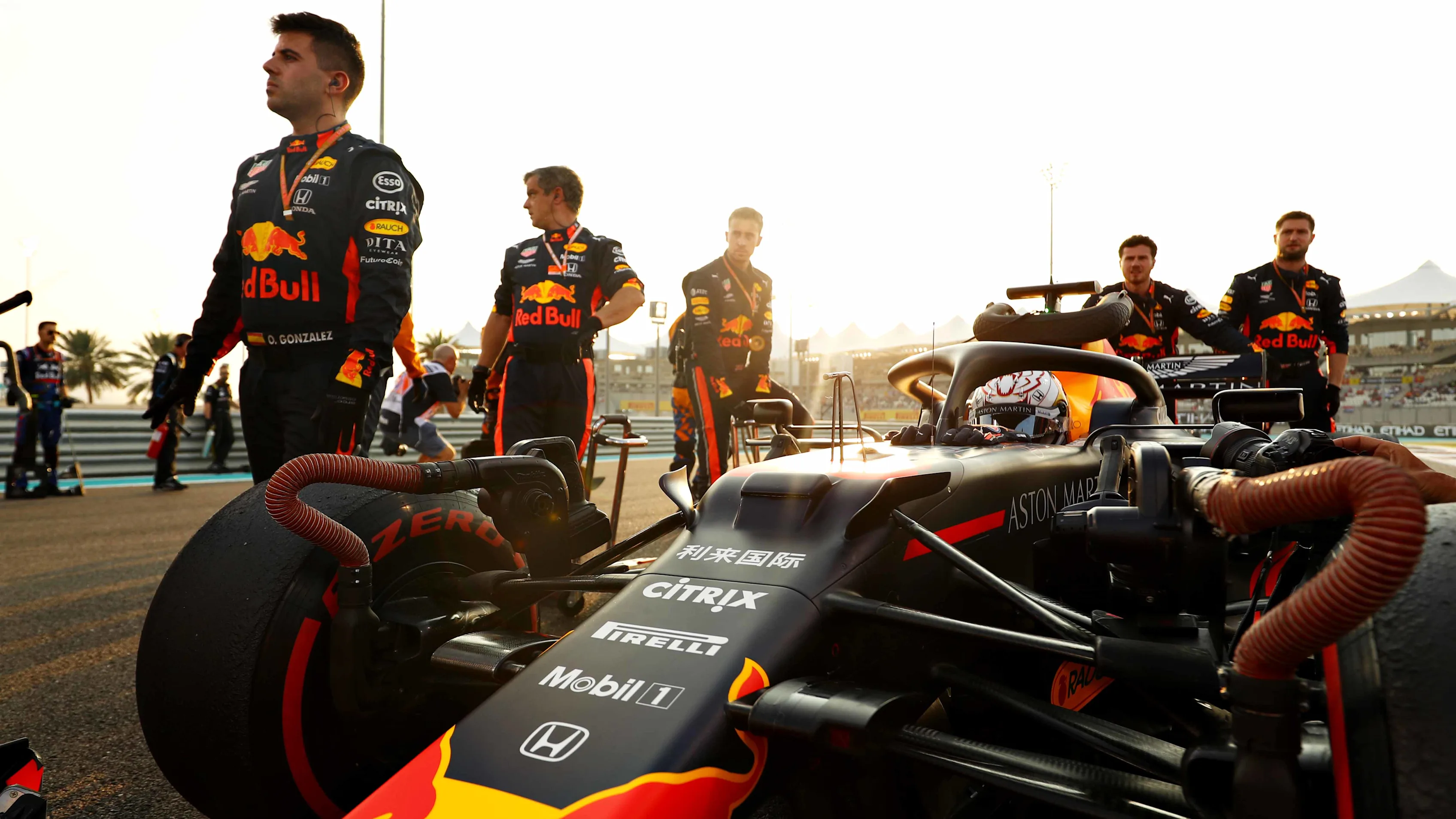 ABU DHABI, UNITED ARAB EMIRATES - DECEMBER 01: Max Verstappen of Netherlands and Red Bull Racing