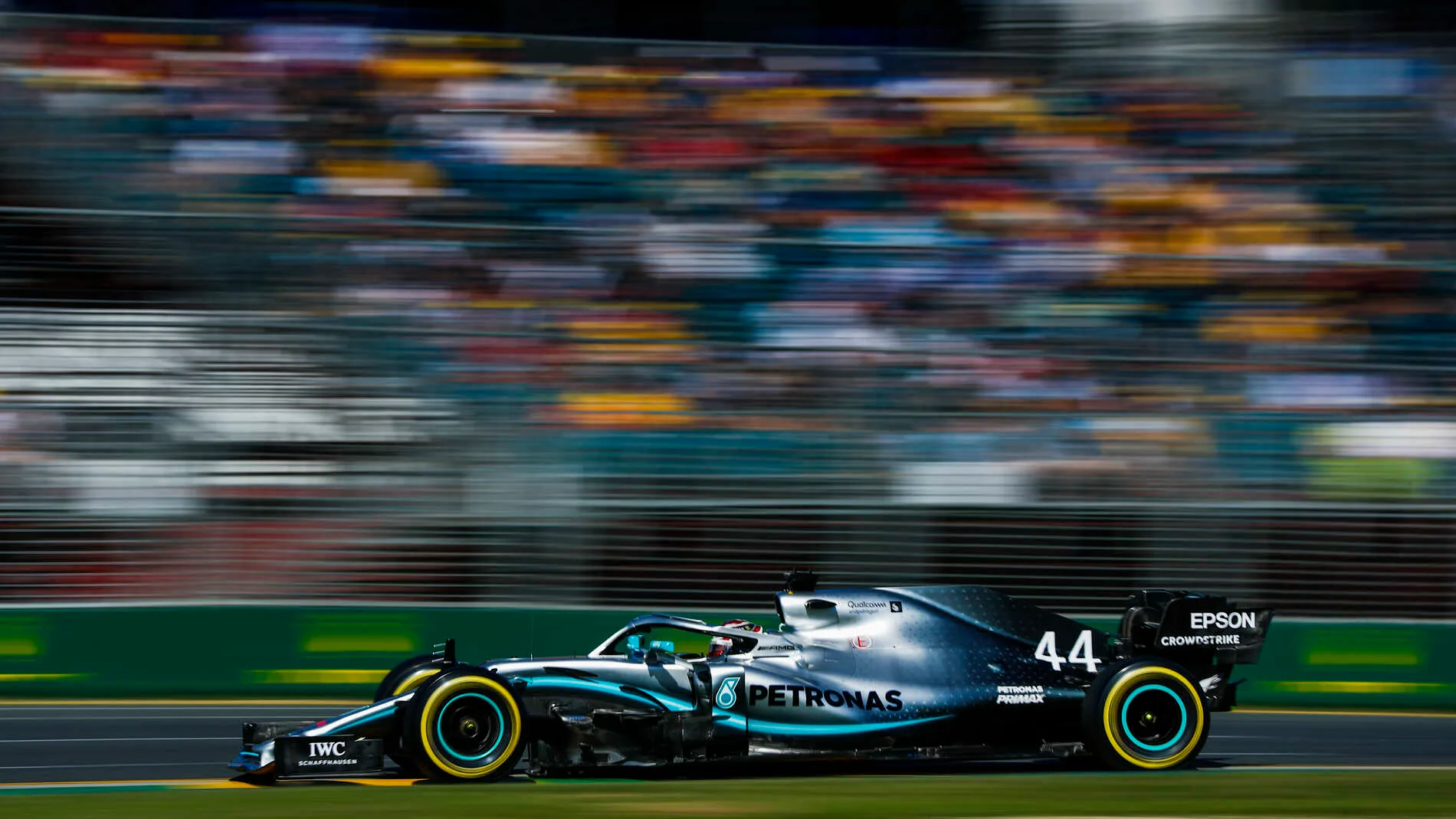 MELBOURNE GRAND PRIX CIRCUIT, AUSTRALIA - MARCH 15: Lewis Hamilton, Mercedes AMG F1 W10 during the