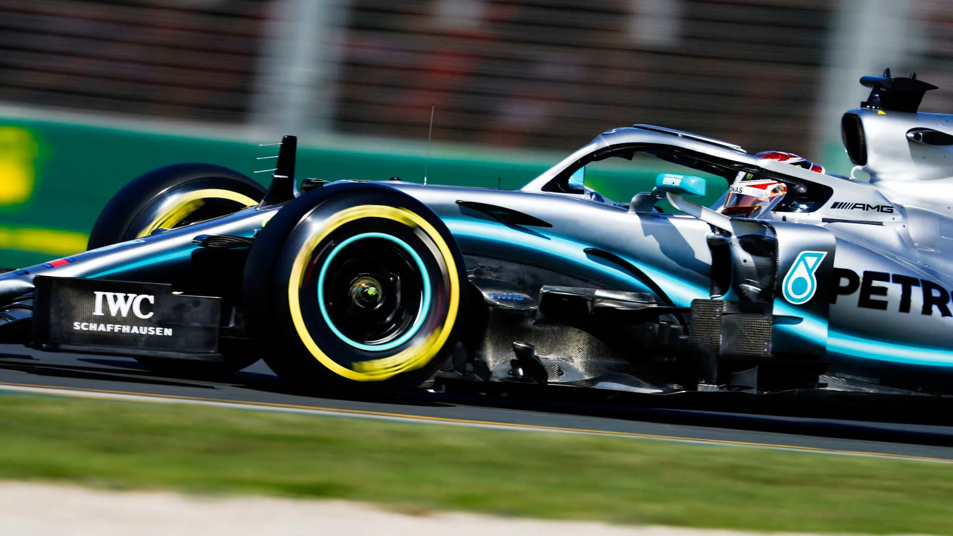 MELBOURNE GRAND PRIX CIRCUIT, AUSTRALIA - MARCH 15: Lewis Hamilton, Mercedes AMG F1 W10 during the