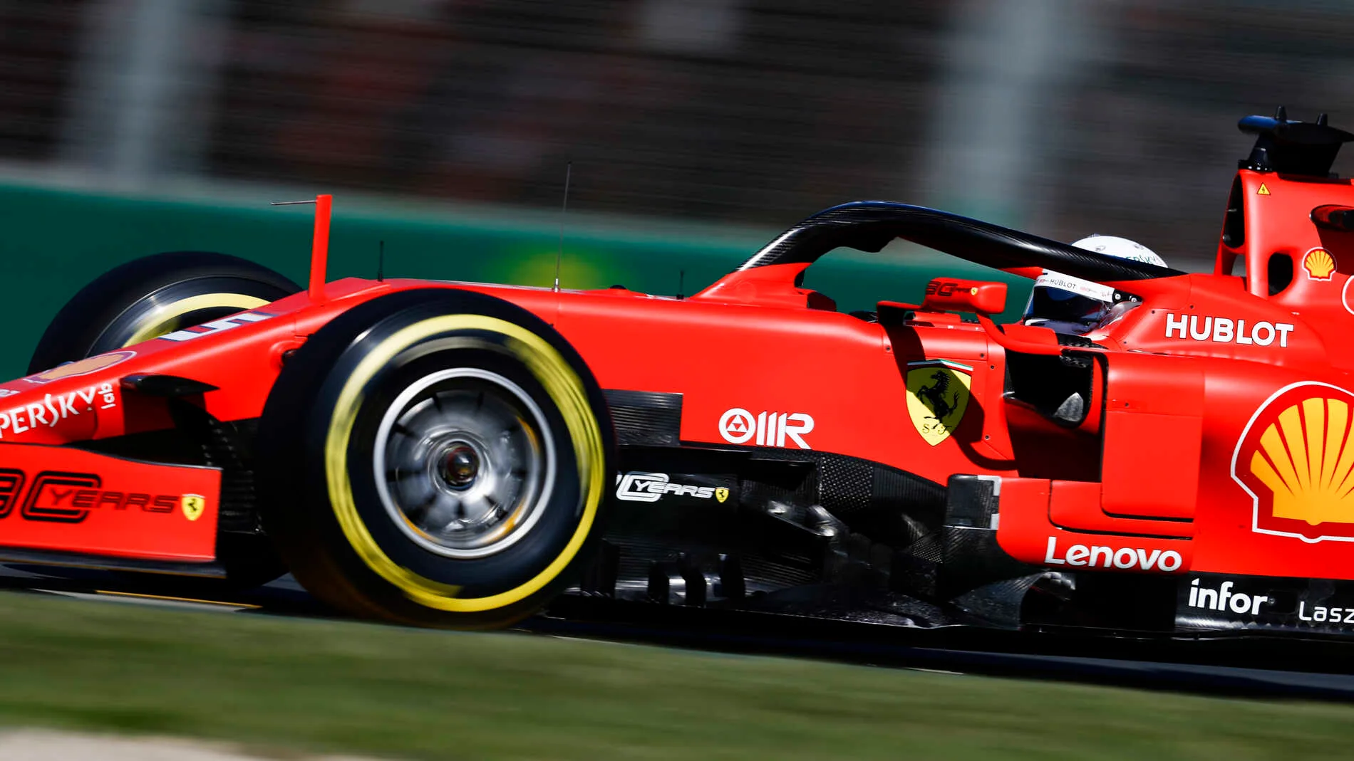 MELBOURNE GRAND PRIX CIRCUIT, AUSTRALIA - MARCH 15: Sebastian Vettel, Ferrari SF90 during the
