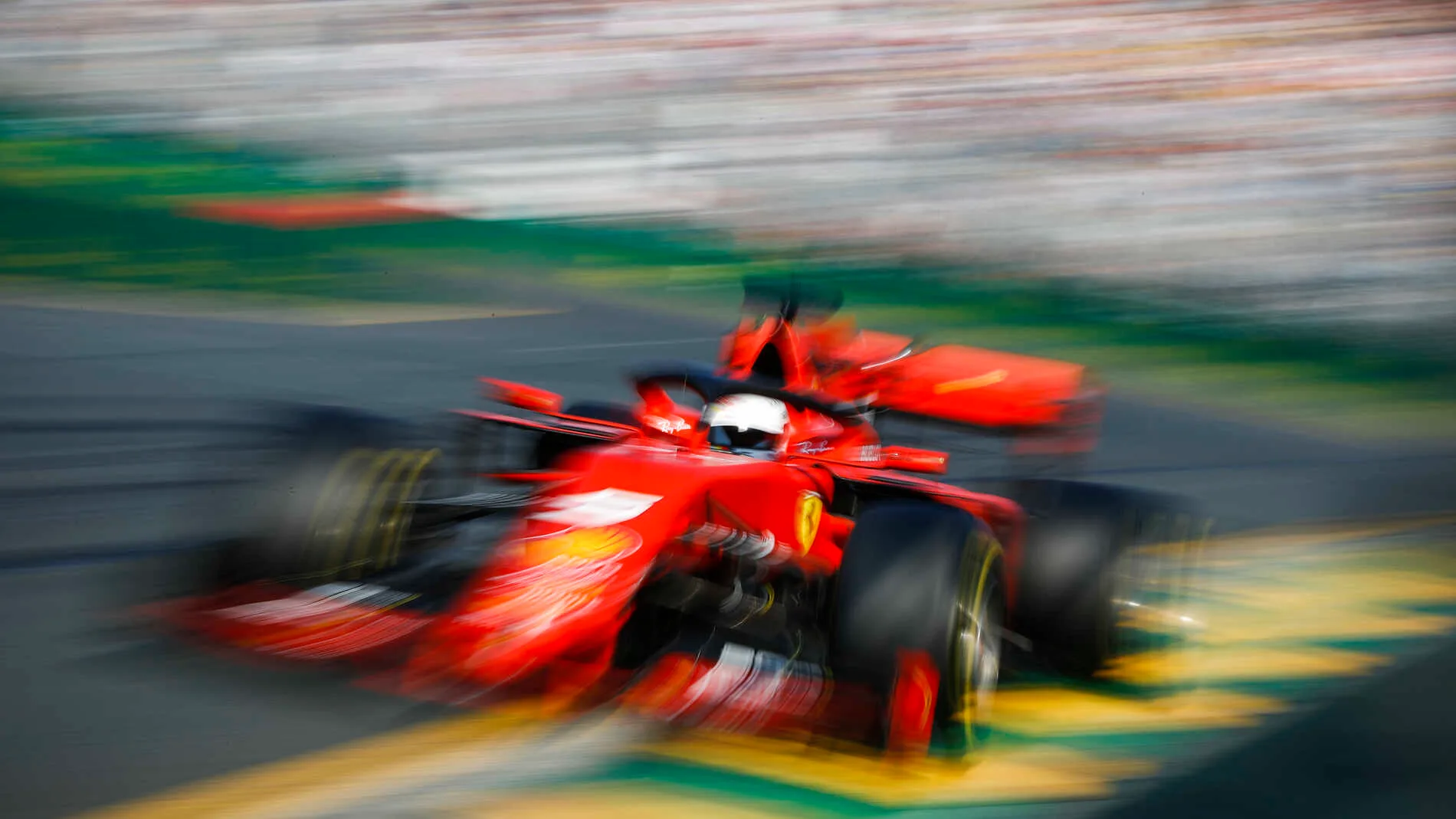 MELBOURNE GRAND PRIX CIRCUIT, AUSTRALIA - MARCH 17: Sebastian Vettel, Ferrari SF90 during the