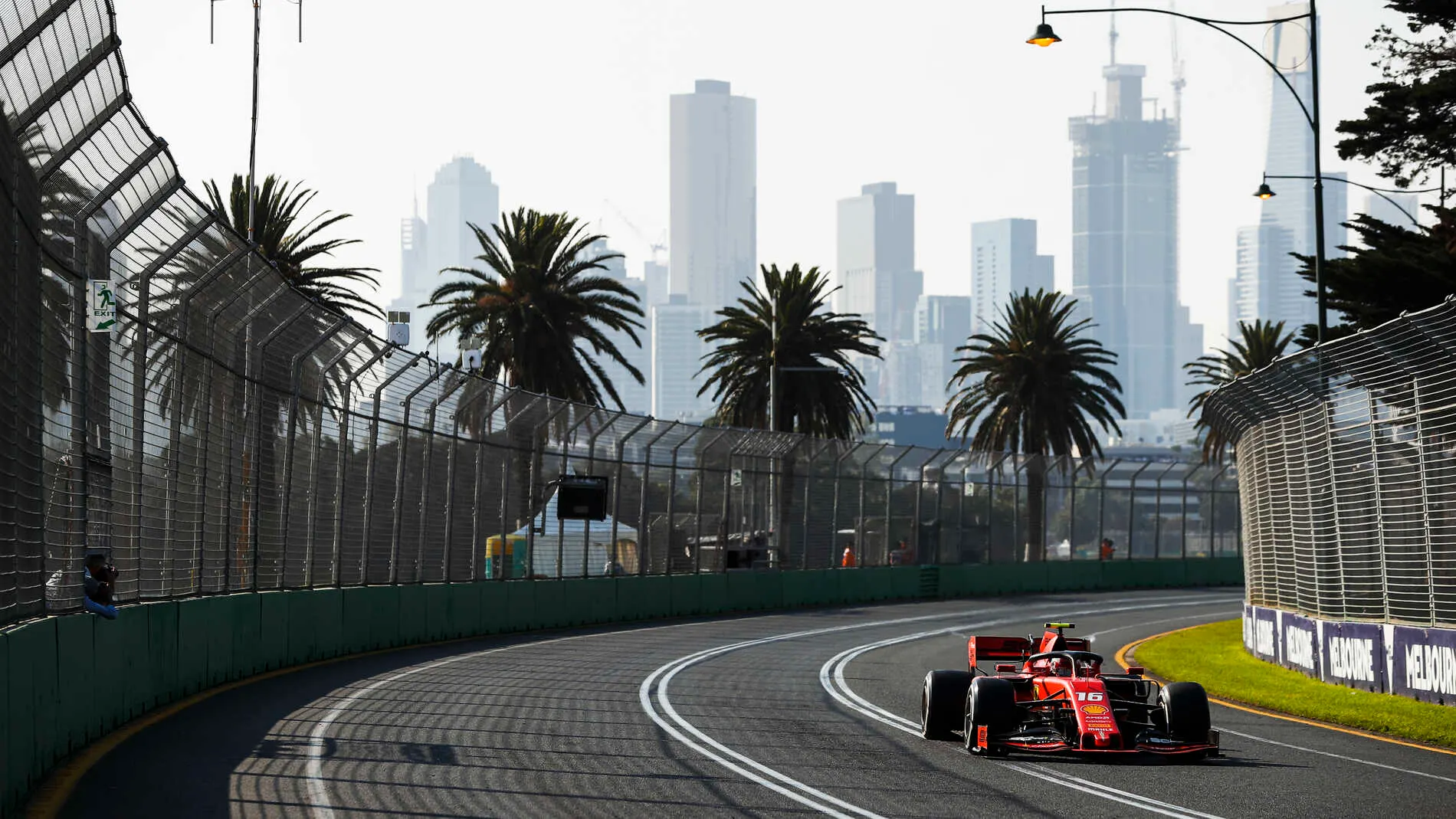 MELBOURNE GRAND PRIX CIRCUIT, AUSTRALIA - MARCH 17: Charles Leclerc, Ferrari SF90 during the