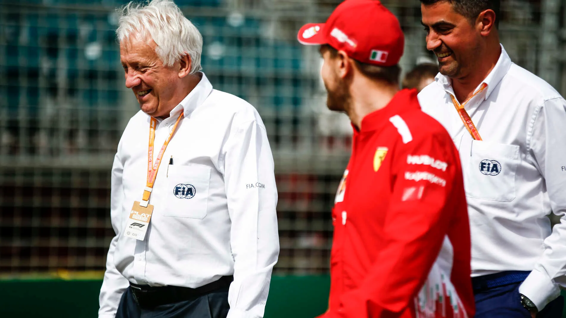 MELBOURNE GRAND PRIX CIRCUIT, AUSTRALIA - MARCH 13: Charlie Whiting, Race Director, FIA,