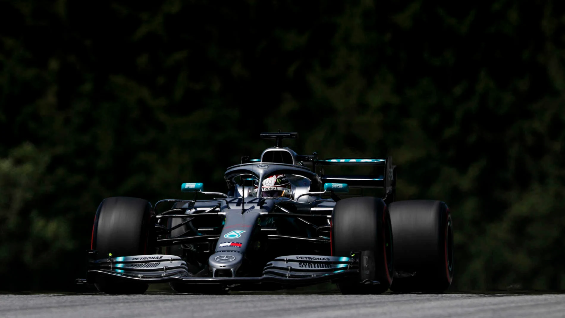 RED BULL RING, AUSTRIA - JUNE 28: Lewis Hamilton, Mercedes AMG F1 W10 during the Austrian GP at Red
