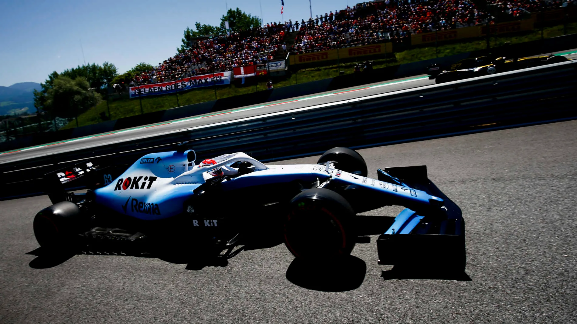 RED BULL RING, AUSTRIA - JUNE 29: George Russell, Williams Racing FW42 during the Austrian GP at