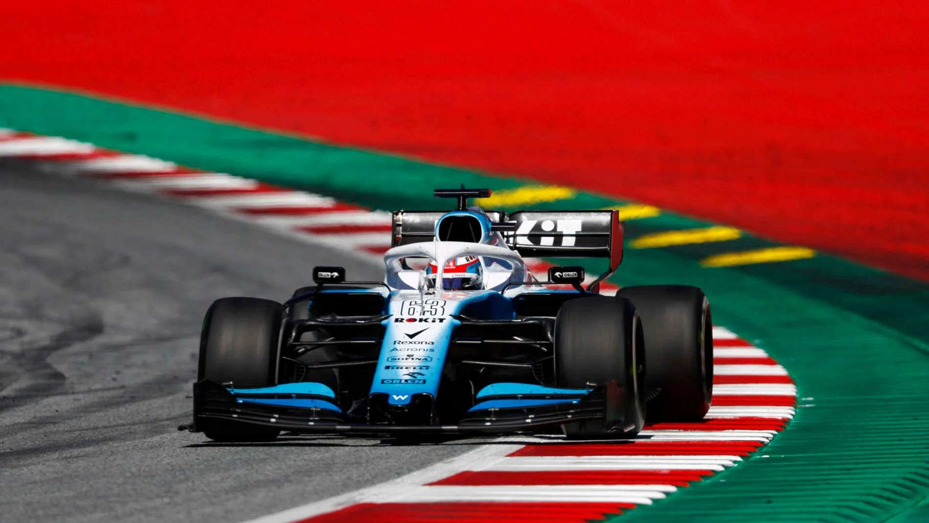 RED BULL RING, AUSTRIA - JUNE 30: George Russell, Williams Racing FW42 during the Austrian GP at