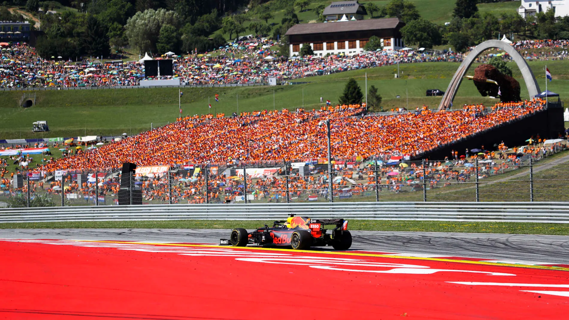 RED BULL RING, AUSTRIA - JUNE 30: Max Verstappen, Red Bull Racing RB15 during the Austrian GP at