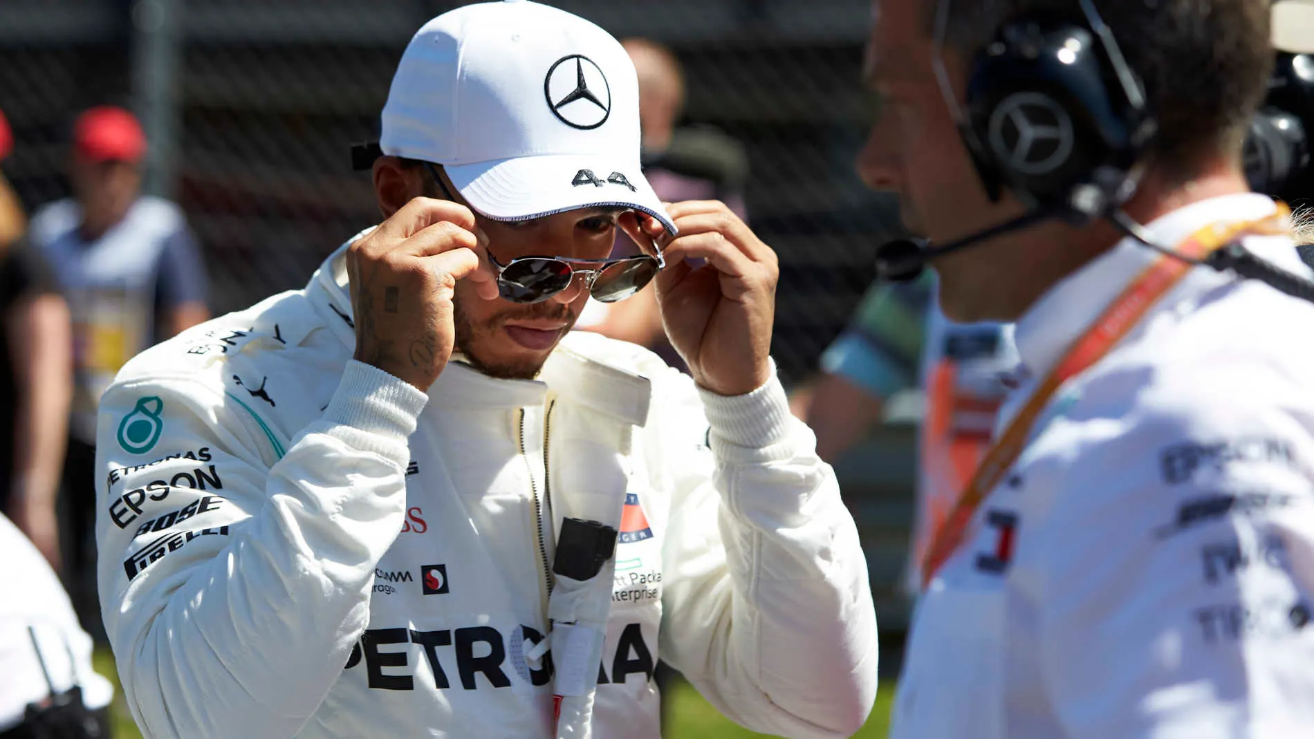 RED BULL RING, AUSTRIA - JUNE 30: Lewis Hamilton, Mercedes AMG F1 during the Austrian GP at Red