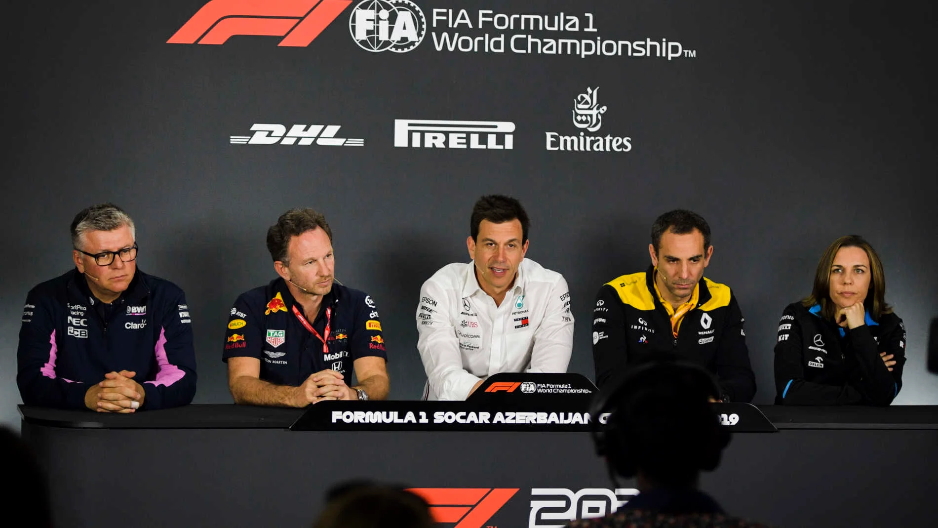 BAKU CITY CIRCUIT, AZERBAIJAN - APRIL 26: Otmar Szafnauer, Team Principal and CEO, Racing Point,