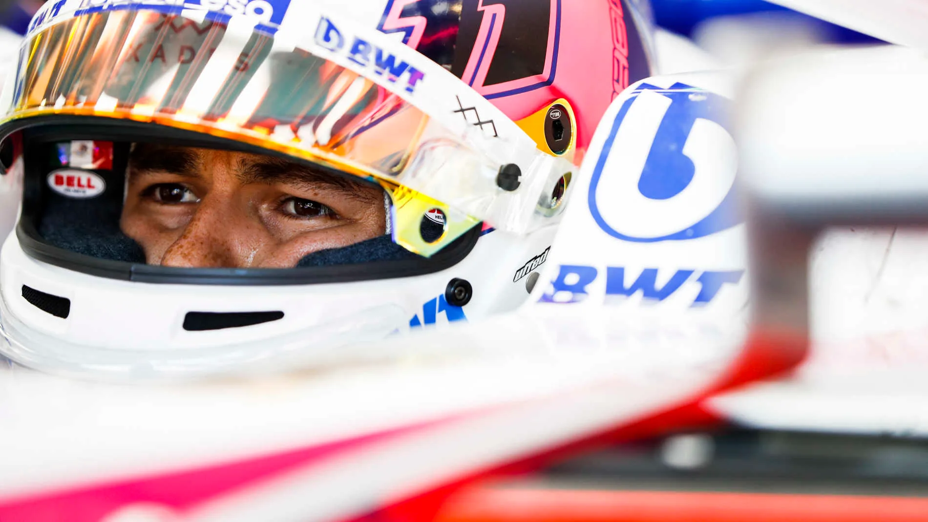 BAKU CITY CIRCUIT, AZERBAIJAN - APRIL 27: Sergio Perez, Racing Point during the Azerbaijan GP at
