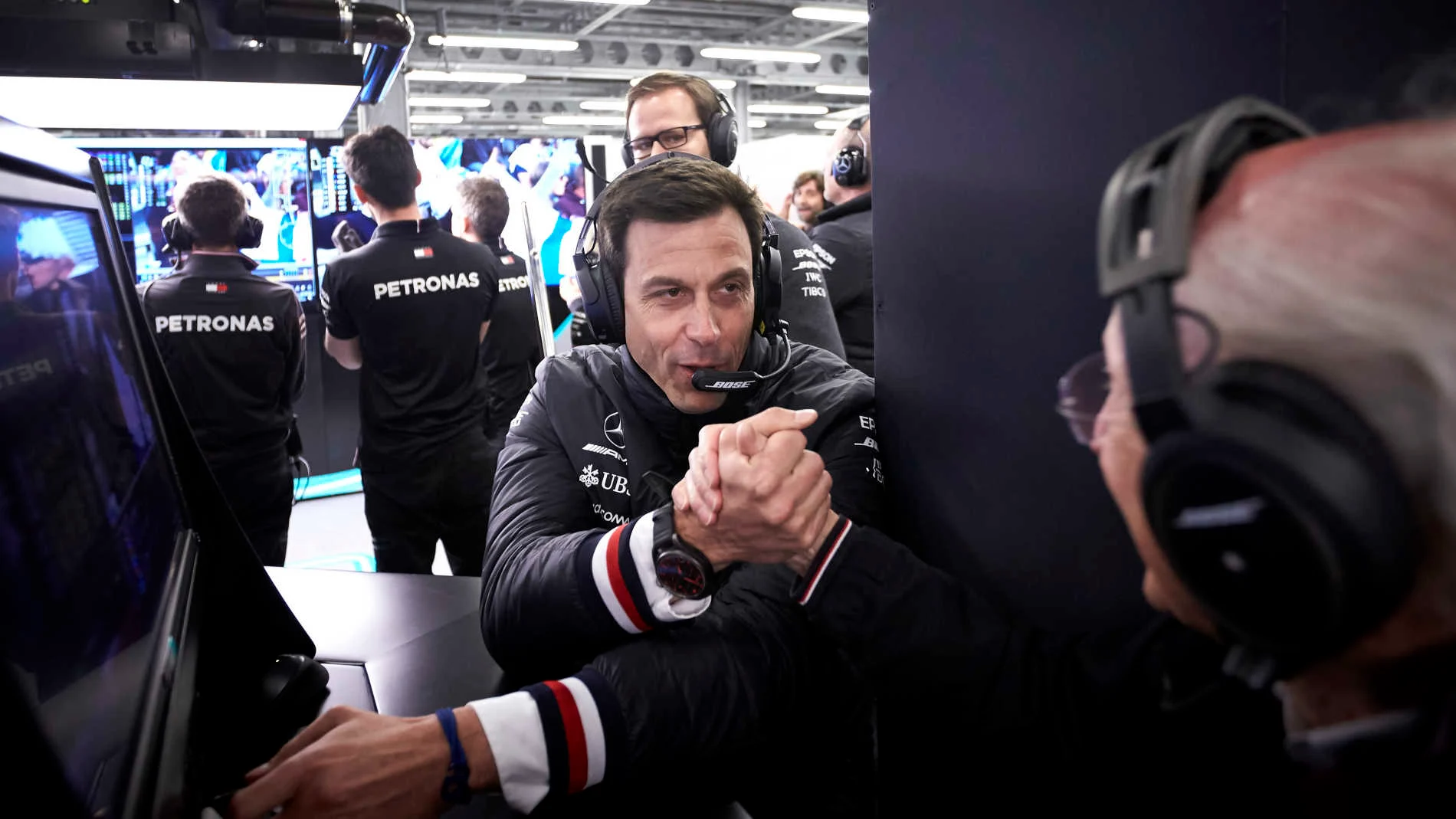 BAKU CITY CIRCUIT, AZERBAIJAN - APRIL 27: Toto Wolff, Executive Director (Business), Mercedes AMG,