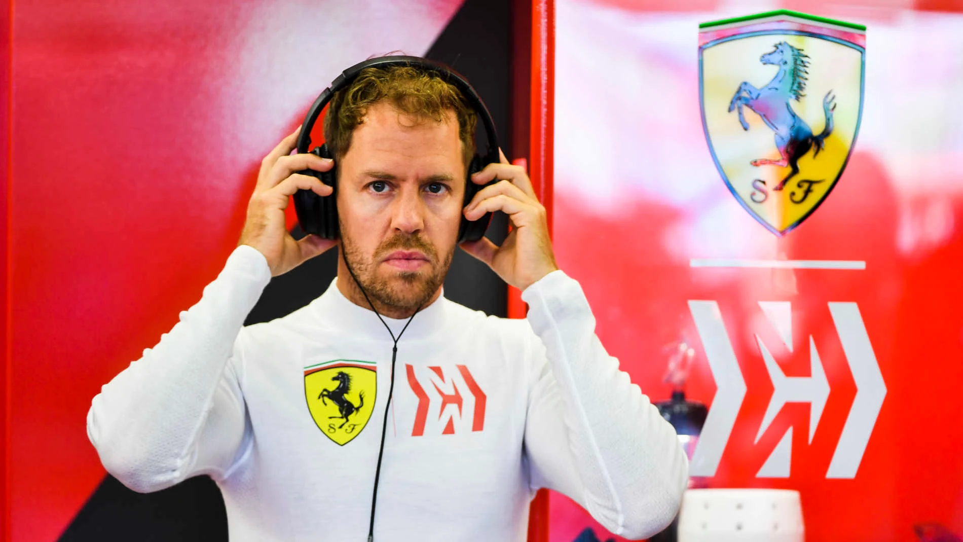 BAKU CITY CIRCUIT, AZERBAIJAN - APRIL 28: Sebastian Vettel, Ferrari during the Azerbaijan GP at