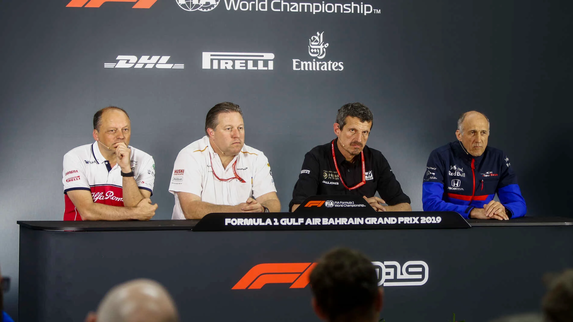 BAHRAIN INTERNATIONAL CIRCUIT, BAHRAIN - MARCH 29: Frederic Vasseur, Team Principal, Alfa Romeo
