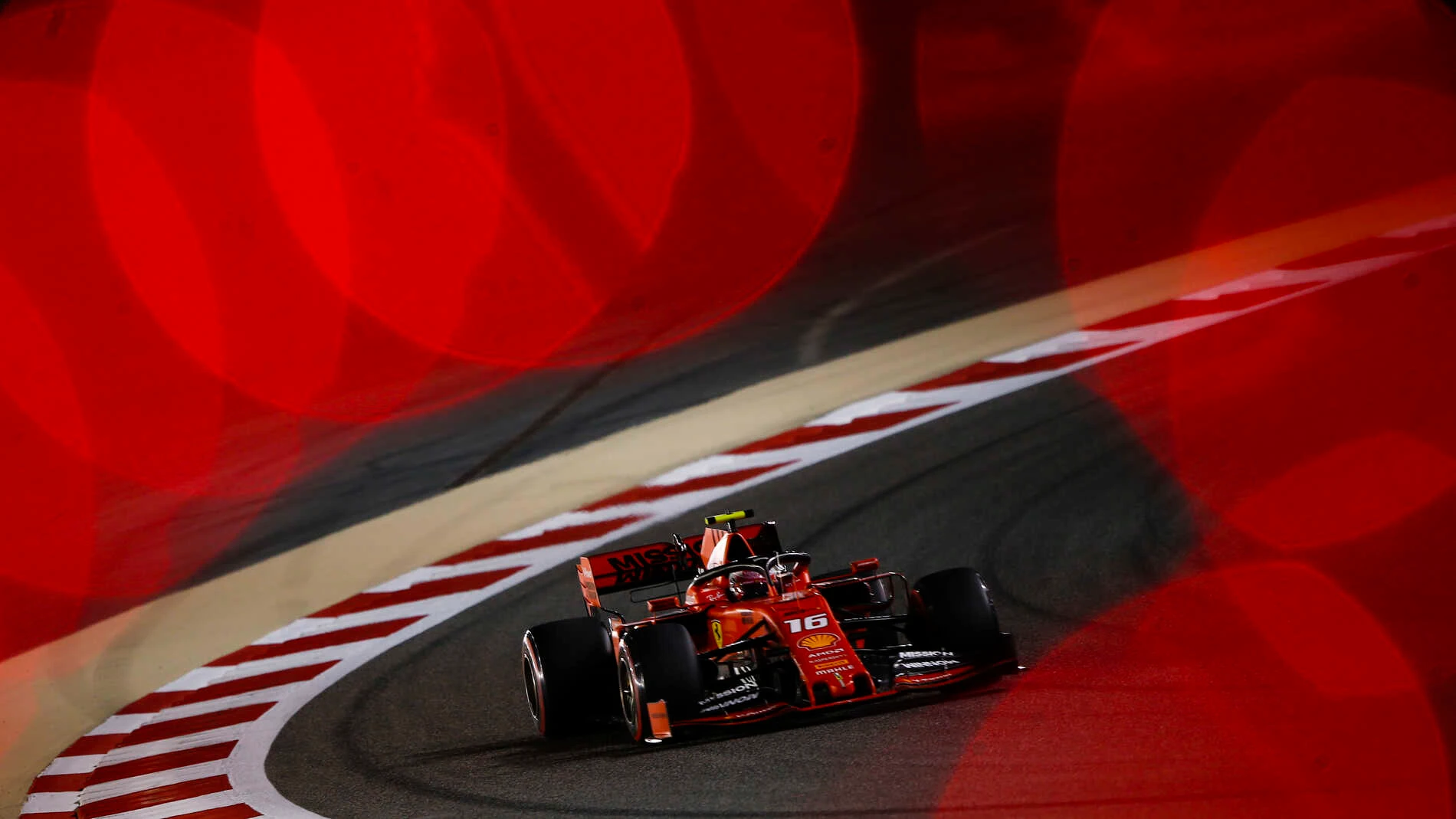 BAHRAIN INTERNATIONAL CIRCUIT, BAHRAIN - MARCH 29: Charles Leclerc, Ferrari SF90 during the Bahrain