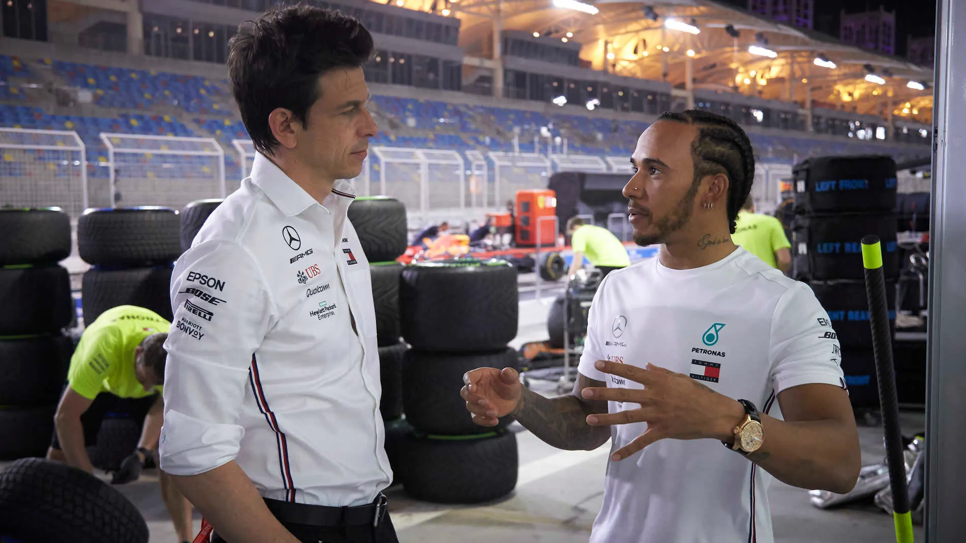 BAHRAIN INTERNATIONAL CIRCUIT, BAHRAIN - MARCH 31: Toto Wolff, Executive Director (Business),