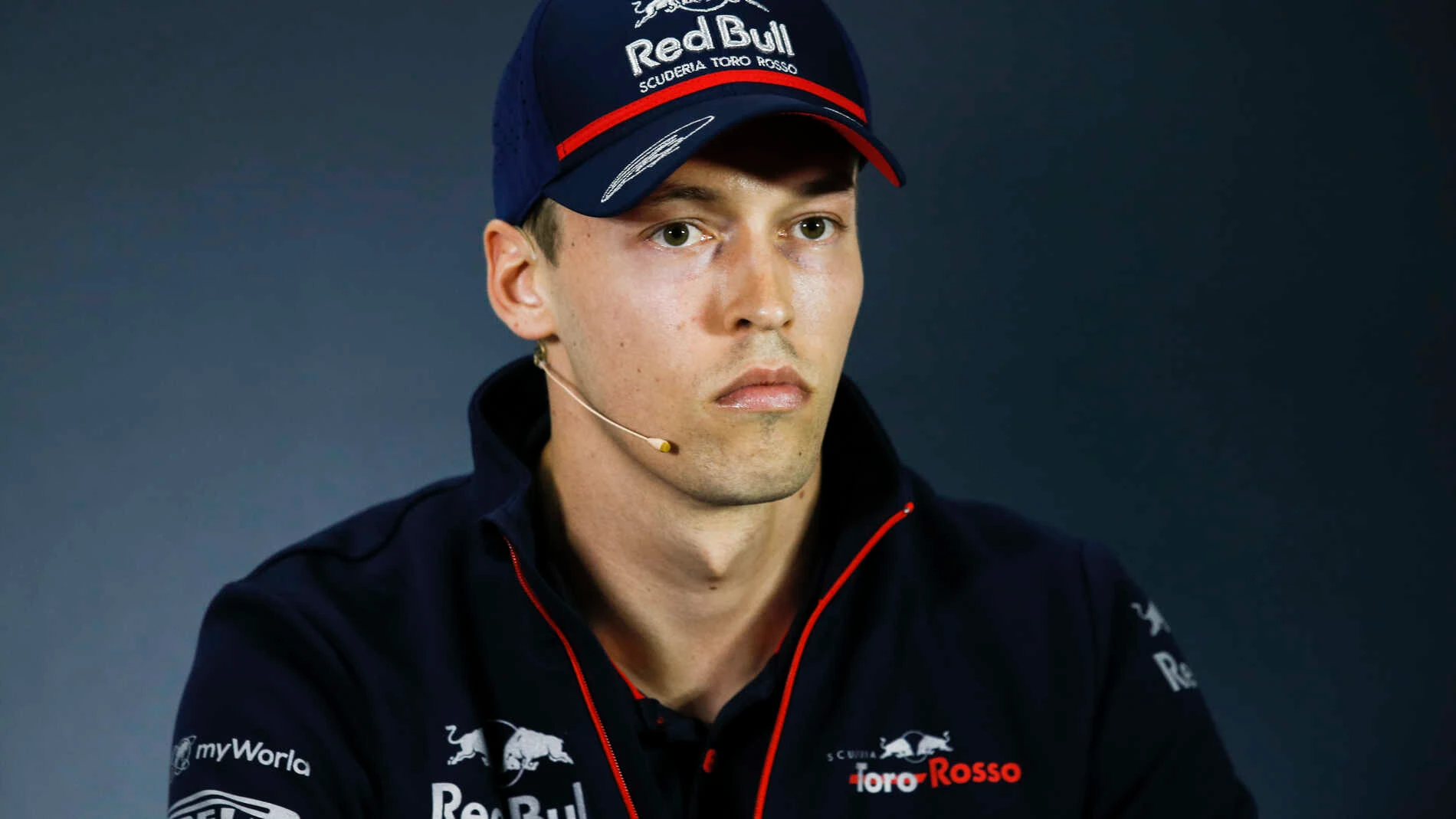 BAHRAIN INTERNATIONAL CIRCUIT, BAHRAIN - MARCH 28: Daniil Kvyat, Toro Rosso in Press Conference