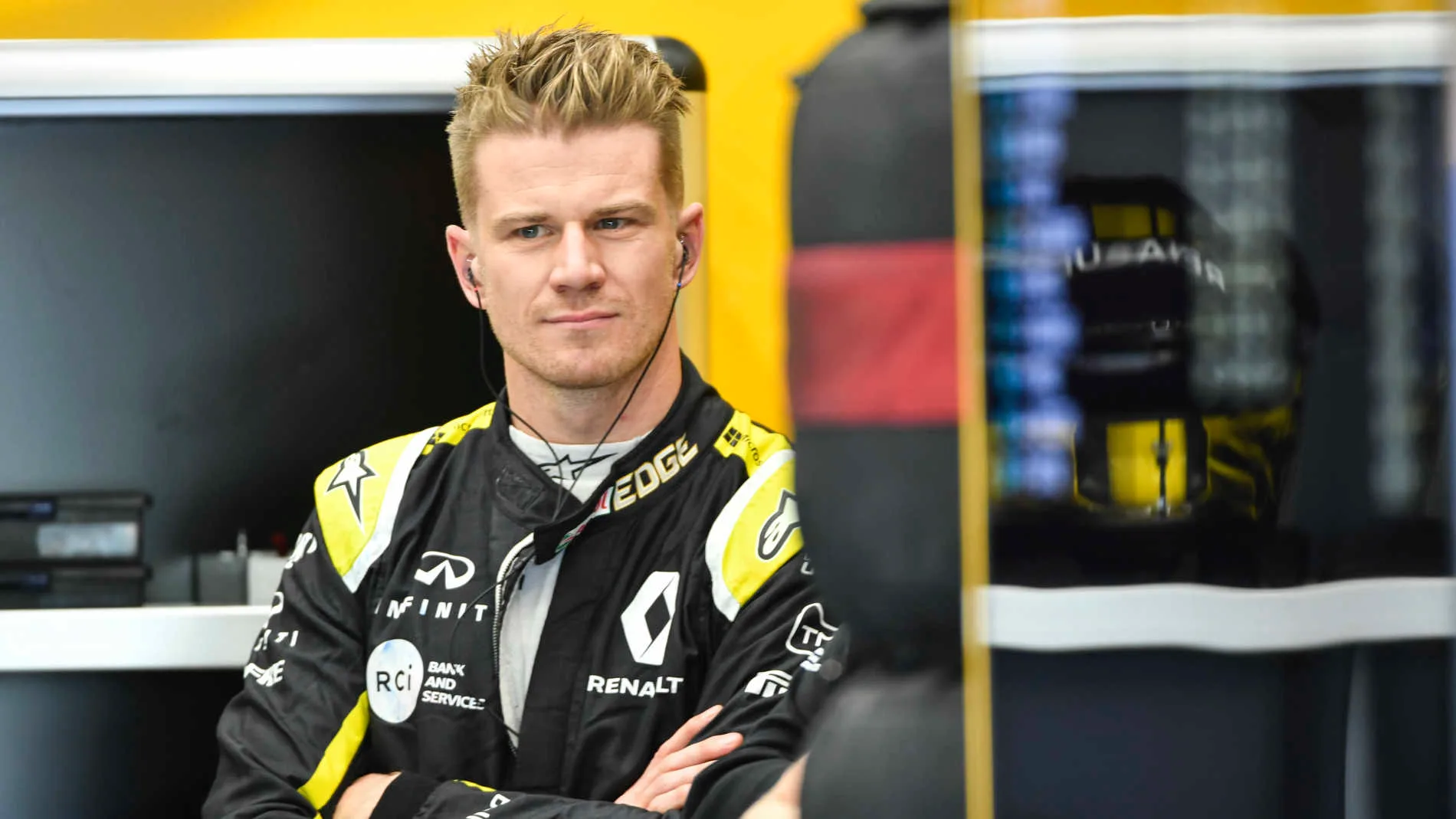 SPA-FRANCORCHAMPS, BELGIUM - AUGUST 30: Nico Hulkenberg, Renault F1 Team during the Belgian GP at