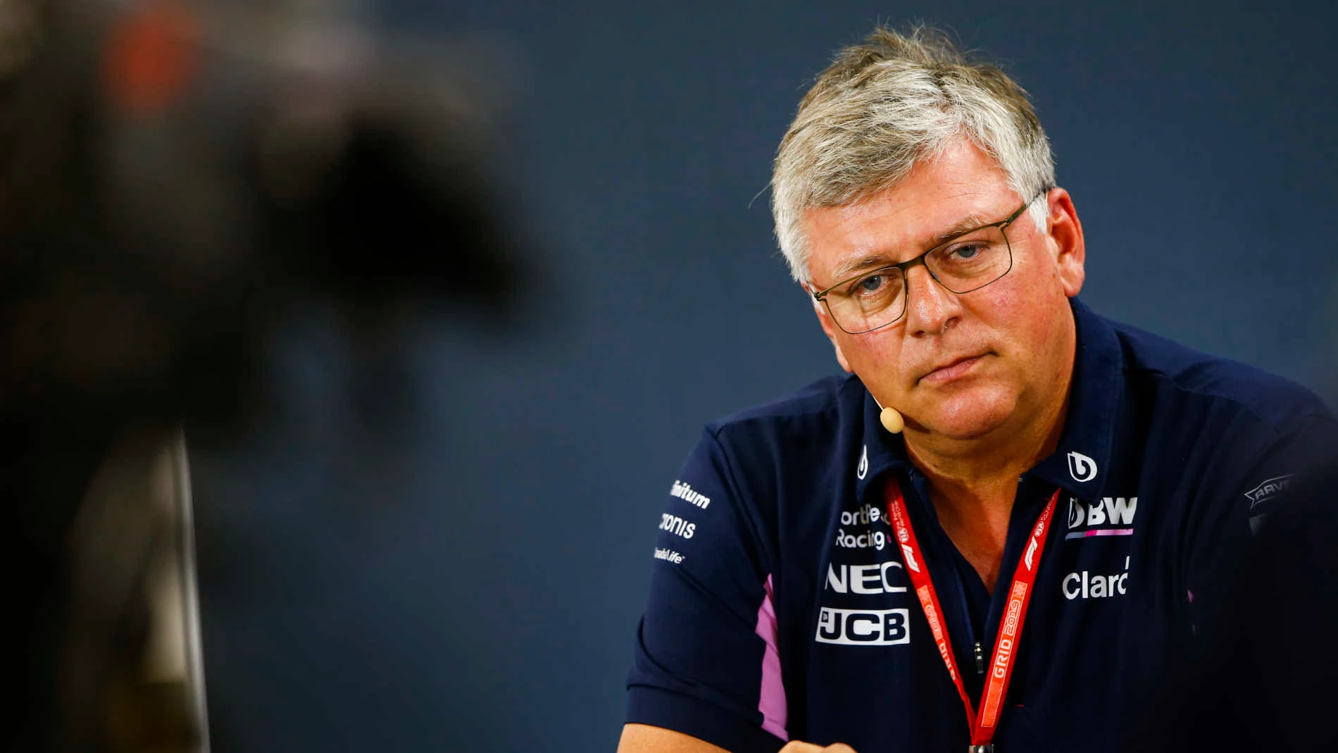 SPA-FRANCORCHAMPS, BELGIUM - AUGUST 30: Otmar Szafnauer, Team Principal and CEO, Racing Point, in