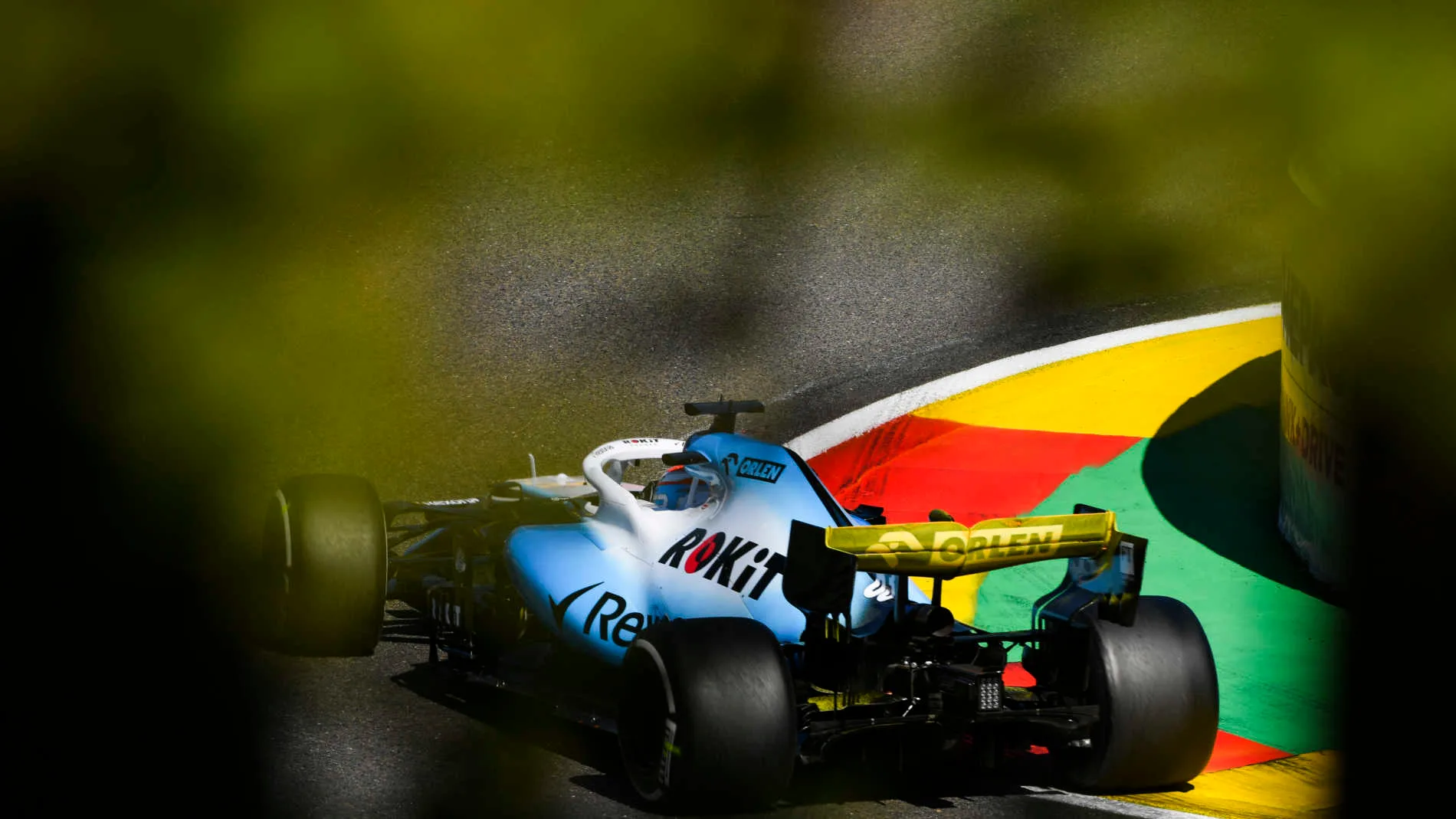 SPA-FRANCORCHAMPS, BELGIUM - AUGUST 30: George Russell, Williams Racing FW42 during the Belgian GP at Spa-Francorchamps on August 30, 2019 in Spa-Francorchamps, Belgium. (Photo by Mark Sutton / Sutton Images)