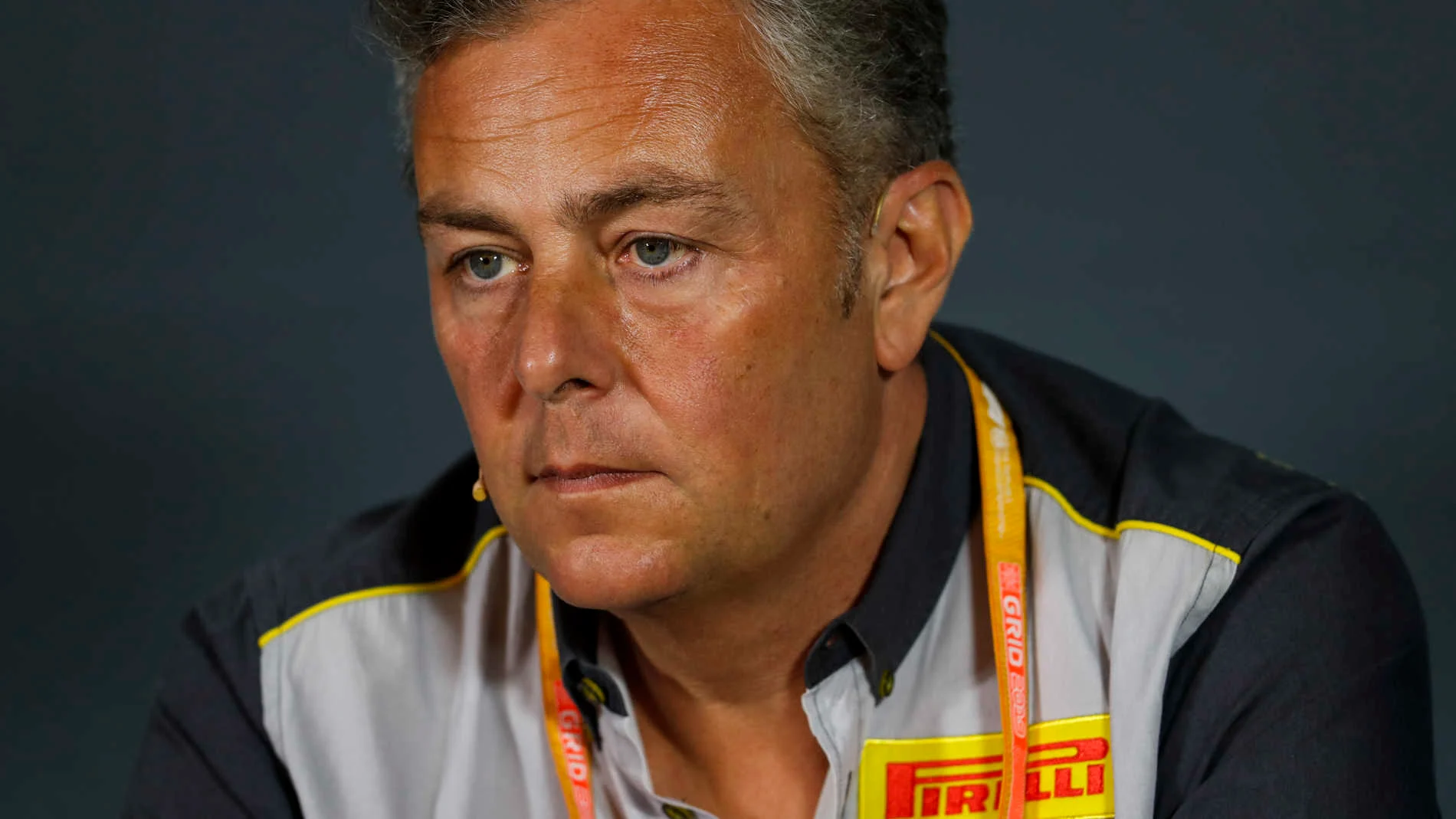 CIRCUIT GILLES-VILLENEUVE, CANADA - JUNE 07: Mario Isola, Racing Manager, Pirelli Motorsport, in the Team Principals Press Conference during the Canadian GP at Circuit Gilles-Villeneuve on June 07, 2019 in Circuit Gilles-Villeneuve, Canada. (Photo by Zak Mauger / LAT Images)