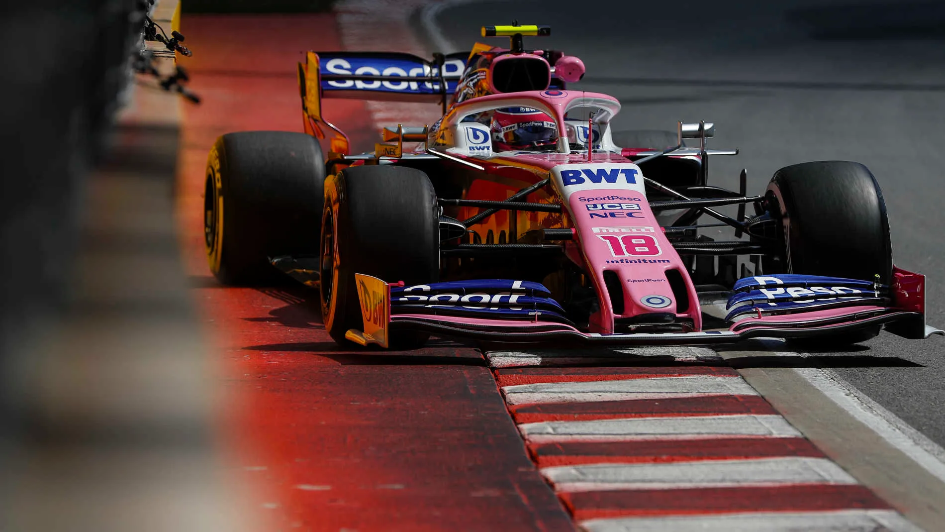 CIRCUIT GILLES-VILLENEUVE, CANADA - JUNE 07: Lance Stroll, Racing Point RP19 during the Canadian GP at Circuit Gilles-Villeneuve on June 07, 2019 in Circuit Gilles-Villeneuve, Canada. (Photo by Zak Mauger / LAT Images)