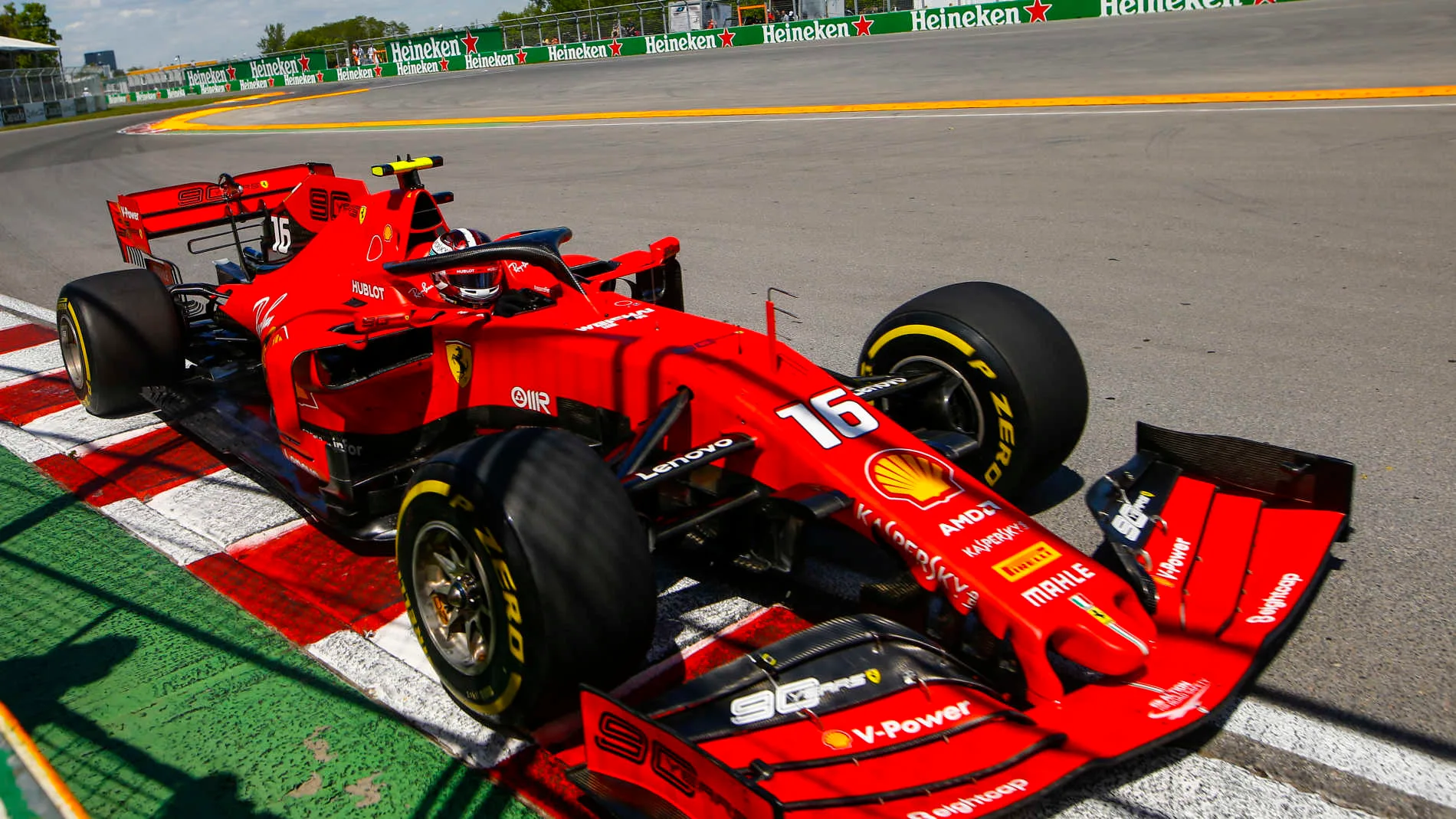CIRCUIT GILLES-VILLENEUVE, CANADA - JUNE 07: Charles Leclerc, Ferrari SF90 during the Canadian GP