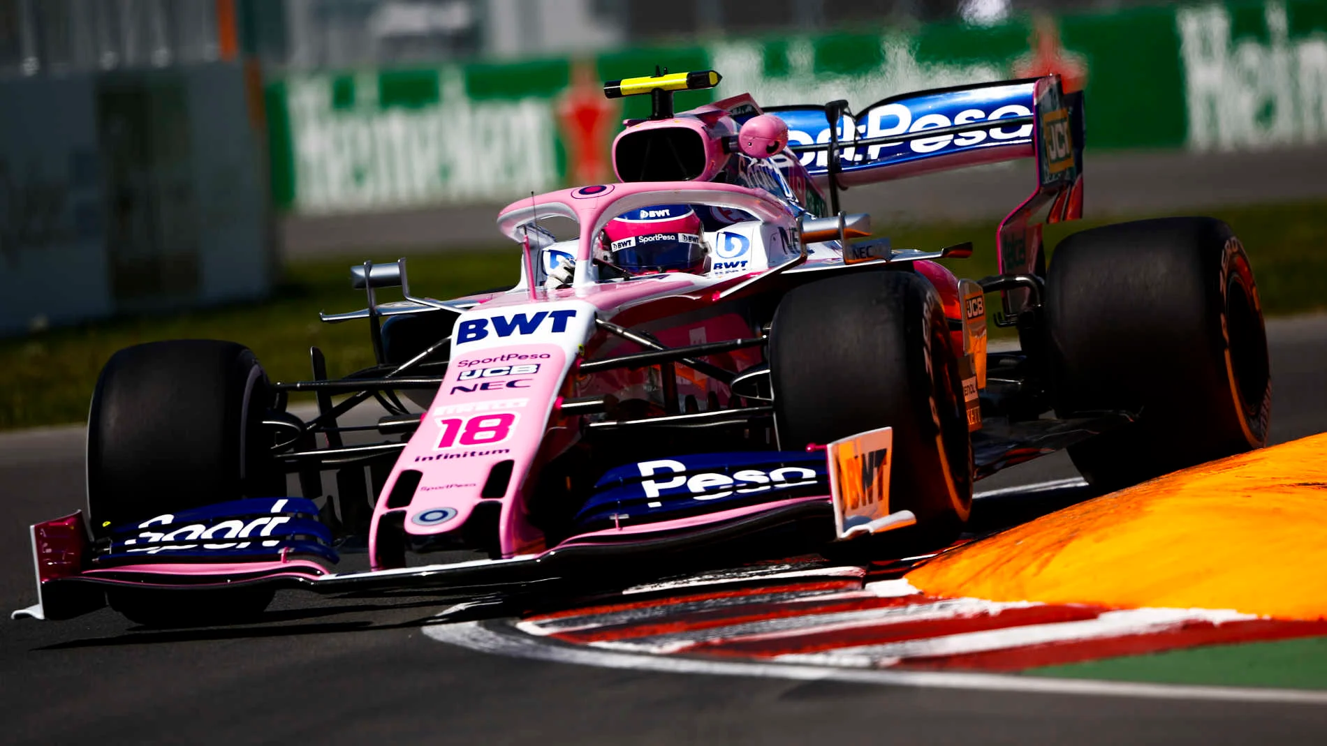 CIRCUIT GILLES-VILLENEUVE, CANADA - JUNE 07: Lance Stroll, Racing Point RP19 during the Canadian GP