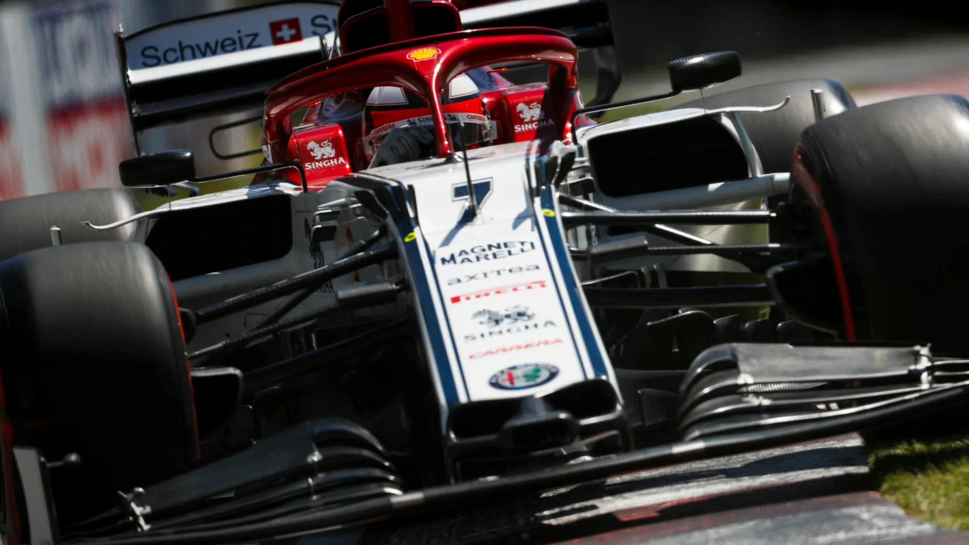 CIRCUIT GILLES-VILLENEUVE, CANADA - JUNE 08: Kimi Raikkonen, Alfa Romeo Racing C38 during the Canadian GP at Circuit Gilles-Villeneuve on June 08, 2019 in Circuit Gilles-Villeneuve, Canada. (Photo by Zak Mauger / LAT Images)