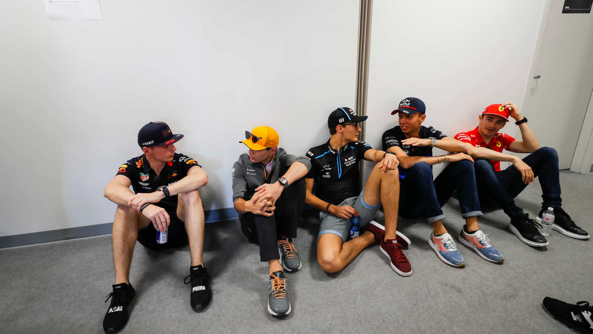 CIRCUIT GILLES-VILLENEUVE, CANADA - JUNE 09: Max Verstappen, Red Bull Racing, Lando Norris,