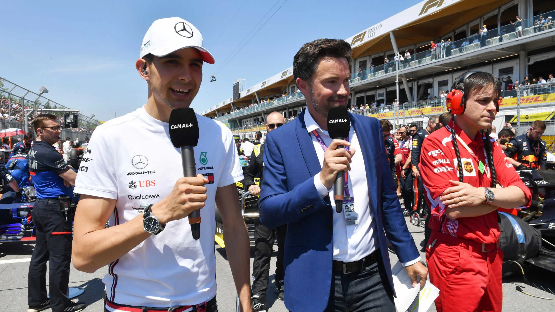 CIRCUIT GILLES-VILLENEUVE, CANADA - JUNE 09: Esteban Ocon, Mercedes AMG F1 during the Canadian GP