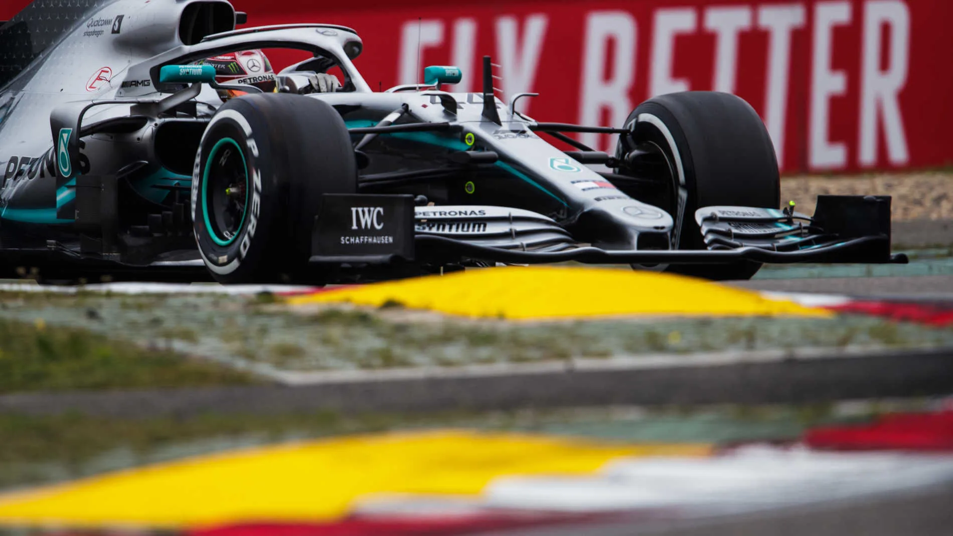 SHANGHAI INTERNATIONAL CIRCUIT, CHINA - APRIL 14: Lewis Hamilton, Mercedes AMG F1 W10 during the