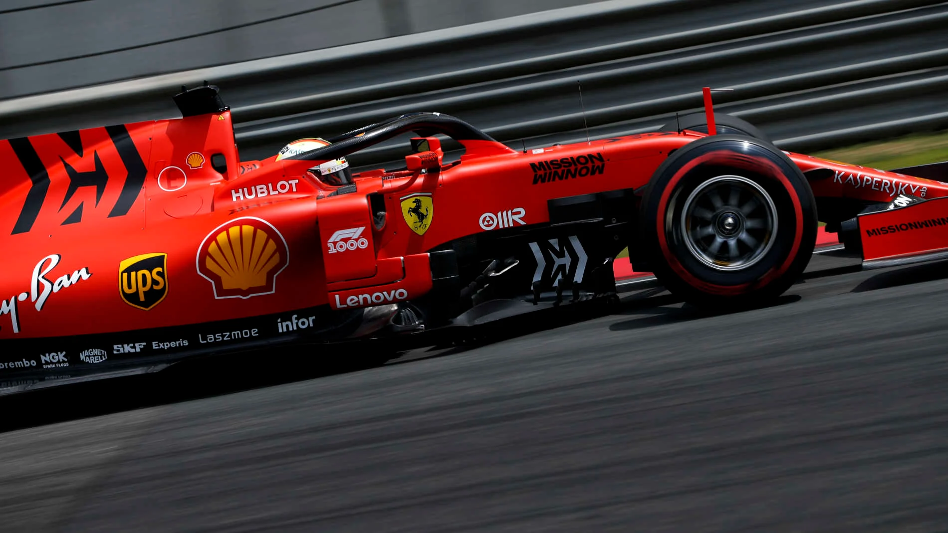 SHANGHAI INTERNATIONAL CIRCUIT, CHINA - APRIL 13: Sebastian Vettel, Ferrari SF90 during the Chinese