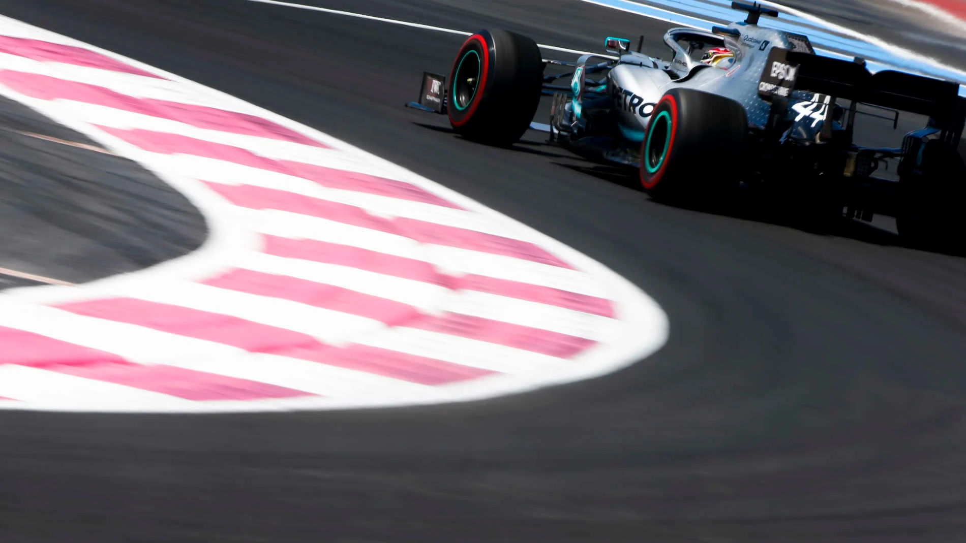 CIRCUIT PAUL RICARD, FRANCE - JUNE 21: Lewis Hamilton, Mercedes AMG F1 W10 during the French GP at
