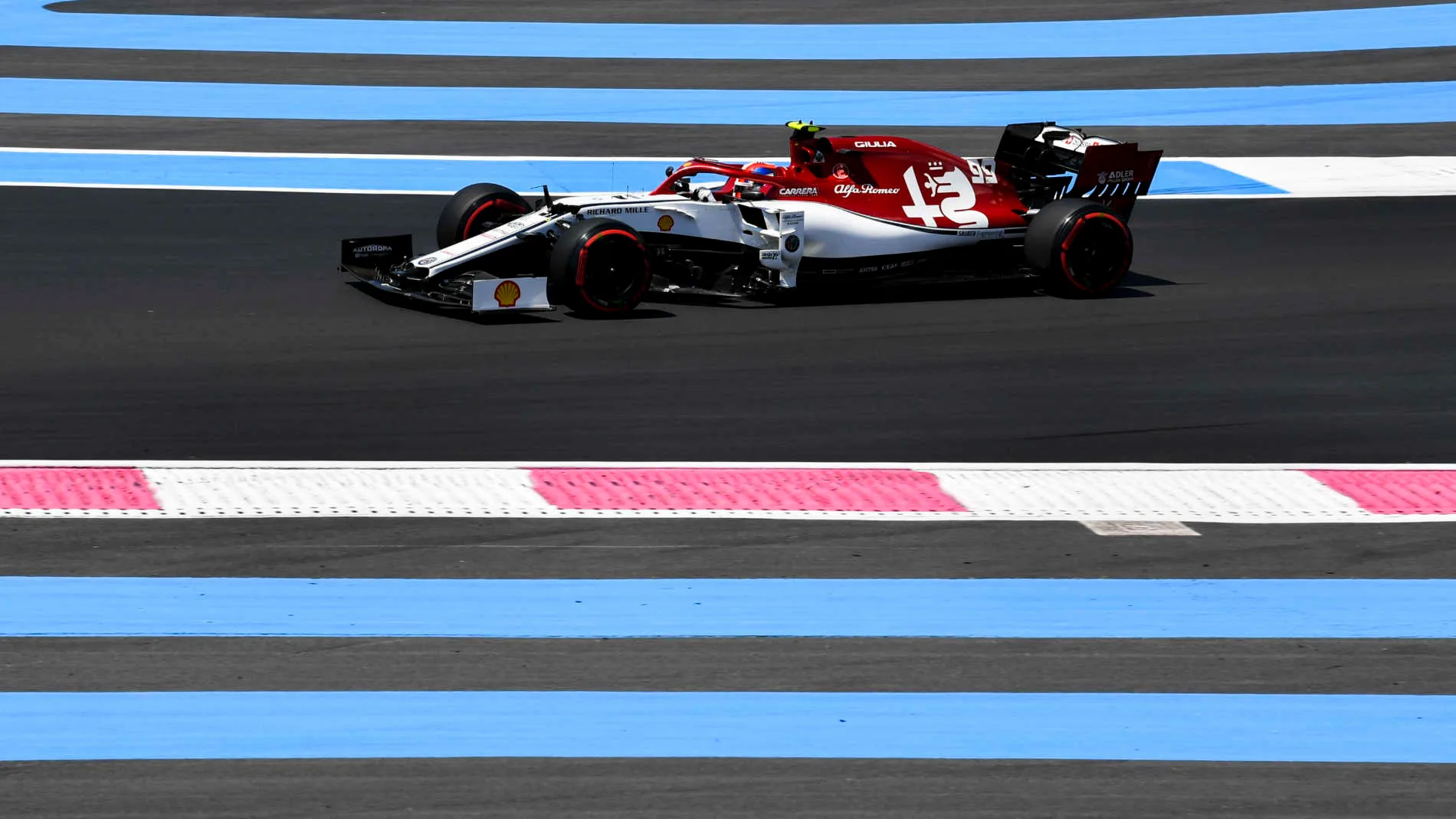 CIRCUIT PAUL RICARD, FRANCE - JUNE 22: Antonio Giovinazzi, Alfa Romeo Racing C38 during the French GP at Circuit Paul Ricard on June 22, 2019 in Circuit Paul Ricard, France. (Photo by Mark Sutton / Sutton Images)