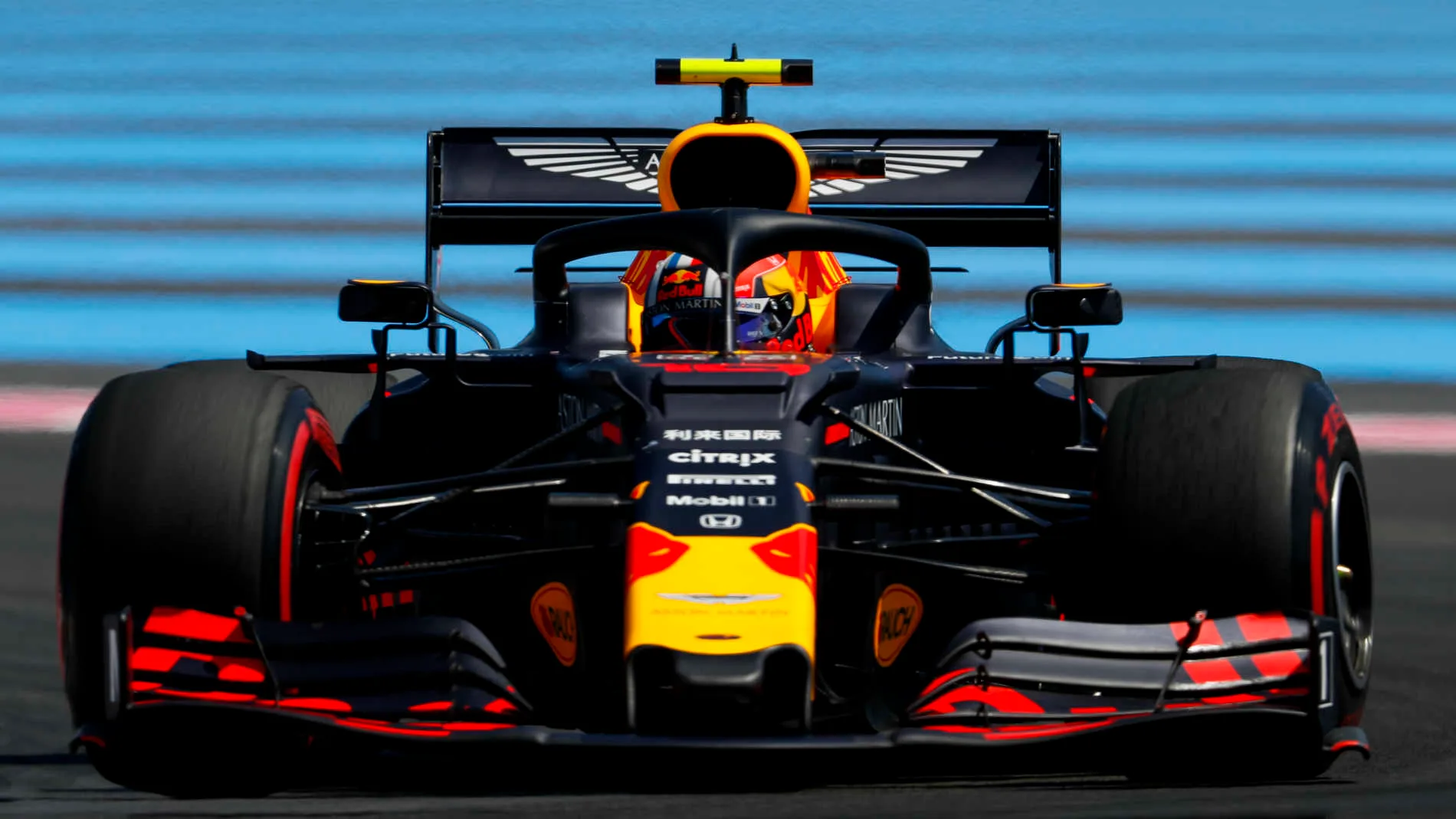 CIRCUIT PAUL RICARD, FRANCE - JUNE 22: Pierre Gasly, Red Bull Racing RB15 during the French GP at