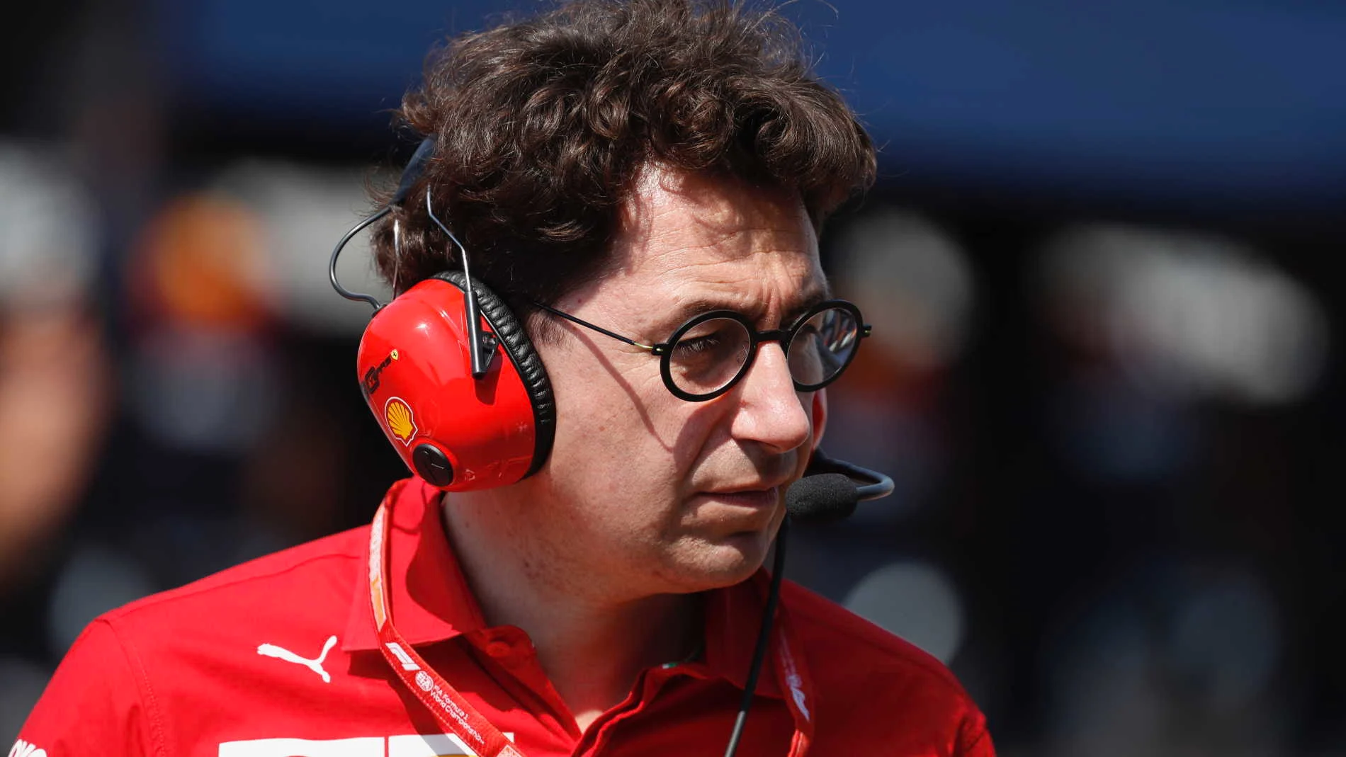 HOCKENHEIMRING, GERMANY - JULY 26: Mattia Binotto, Team Principal Ferrari during the German GP at