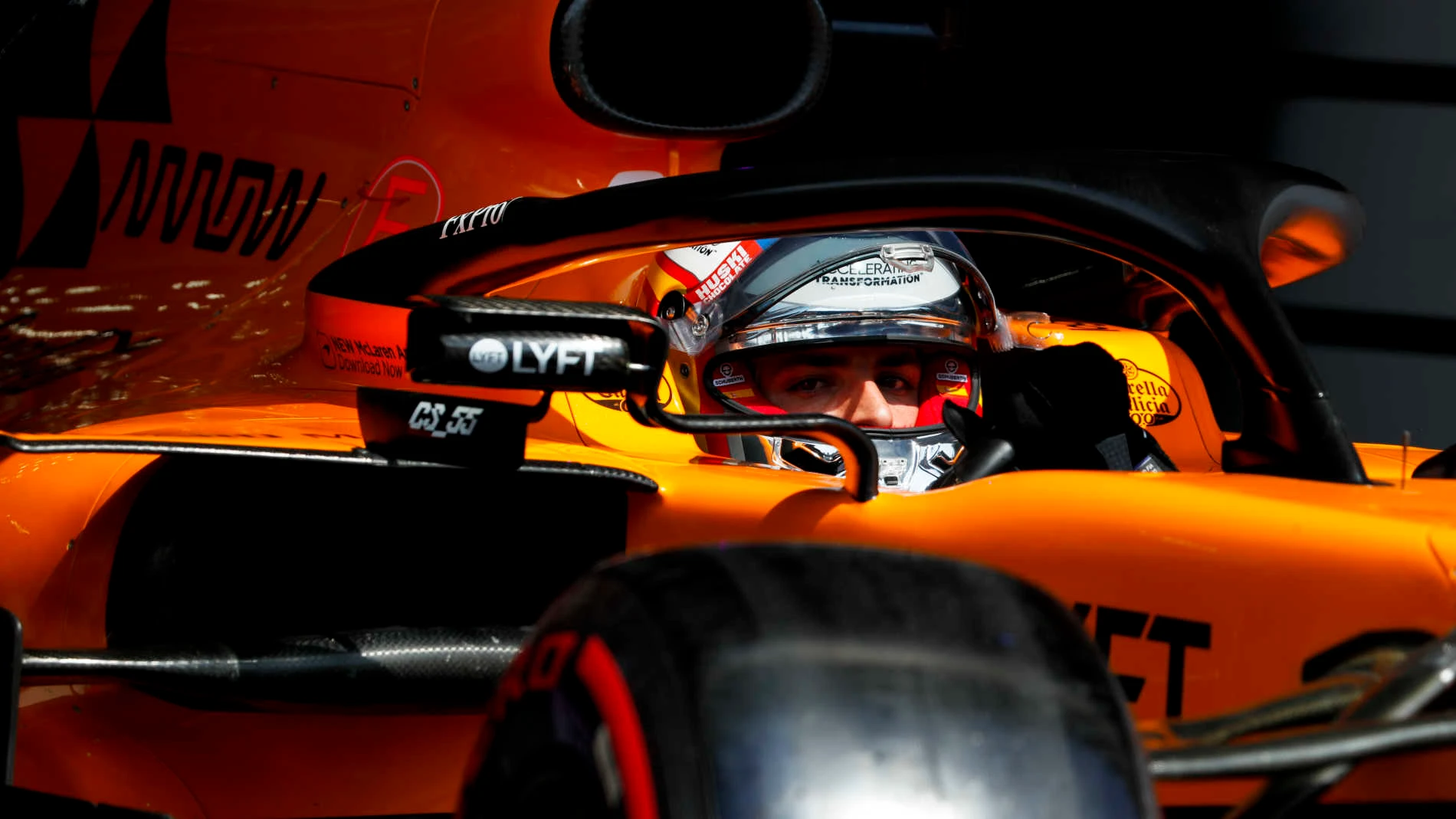 HOCKENHEIMRING, GERMANY - JULY 26: Carlos Sainz, McLaren MCL34 during the German GP at Hockenheimring on July 26, 2019 in Hockenheimring, Germany. (Photo by Steven Tee / LAT Images)