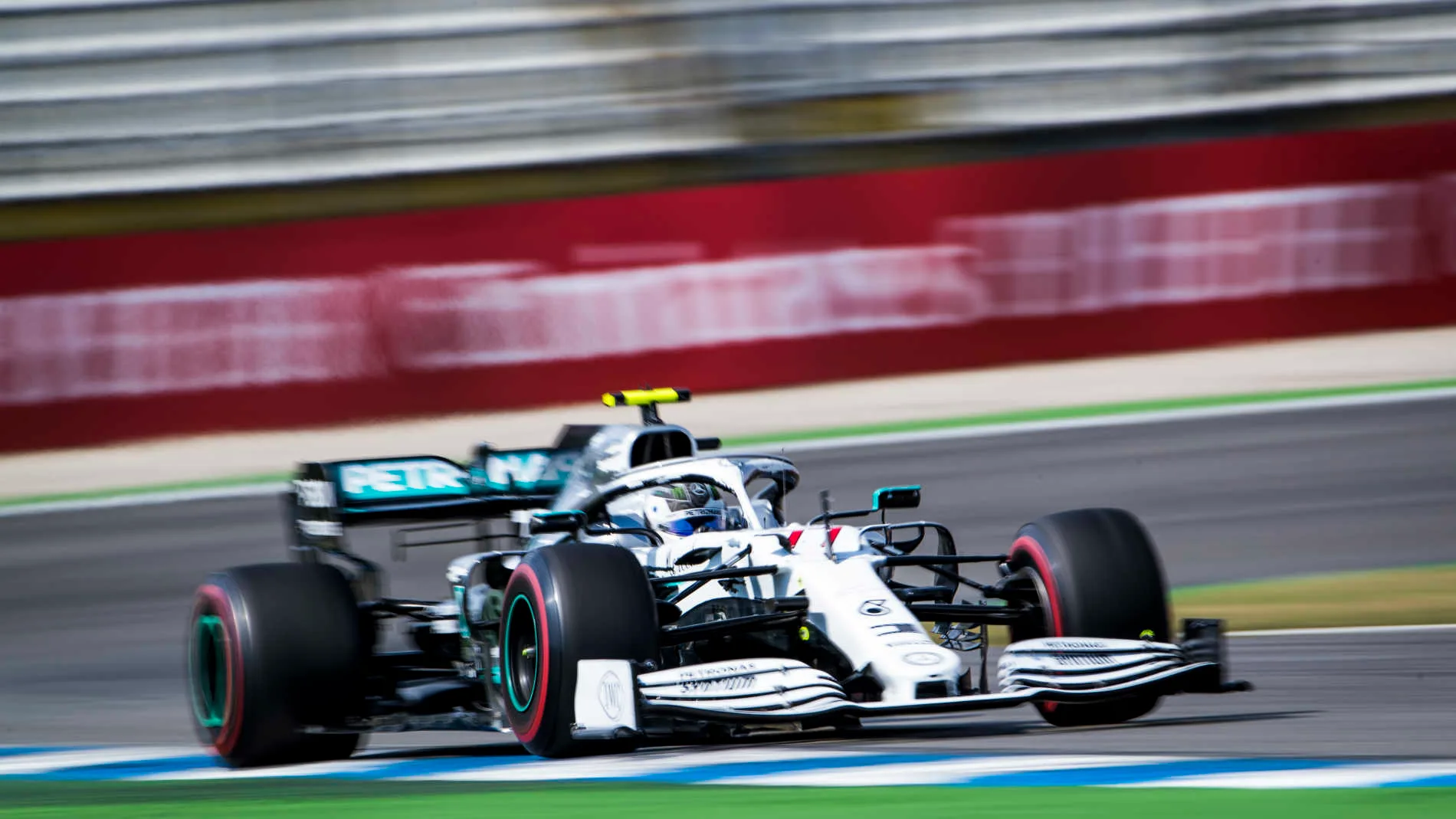 HOCKENHEIMRING, GERMANY - JULY 26: Valtteri Bottas, Mercedes AMG W10 during the German GP at
