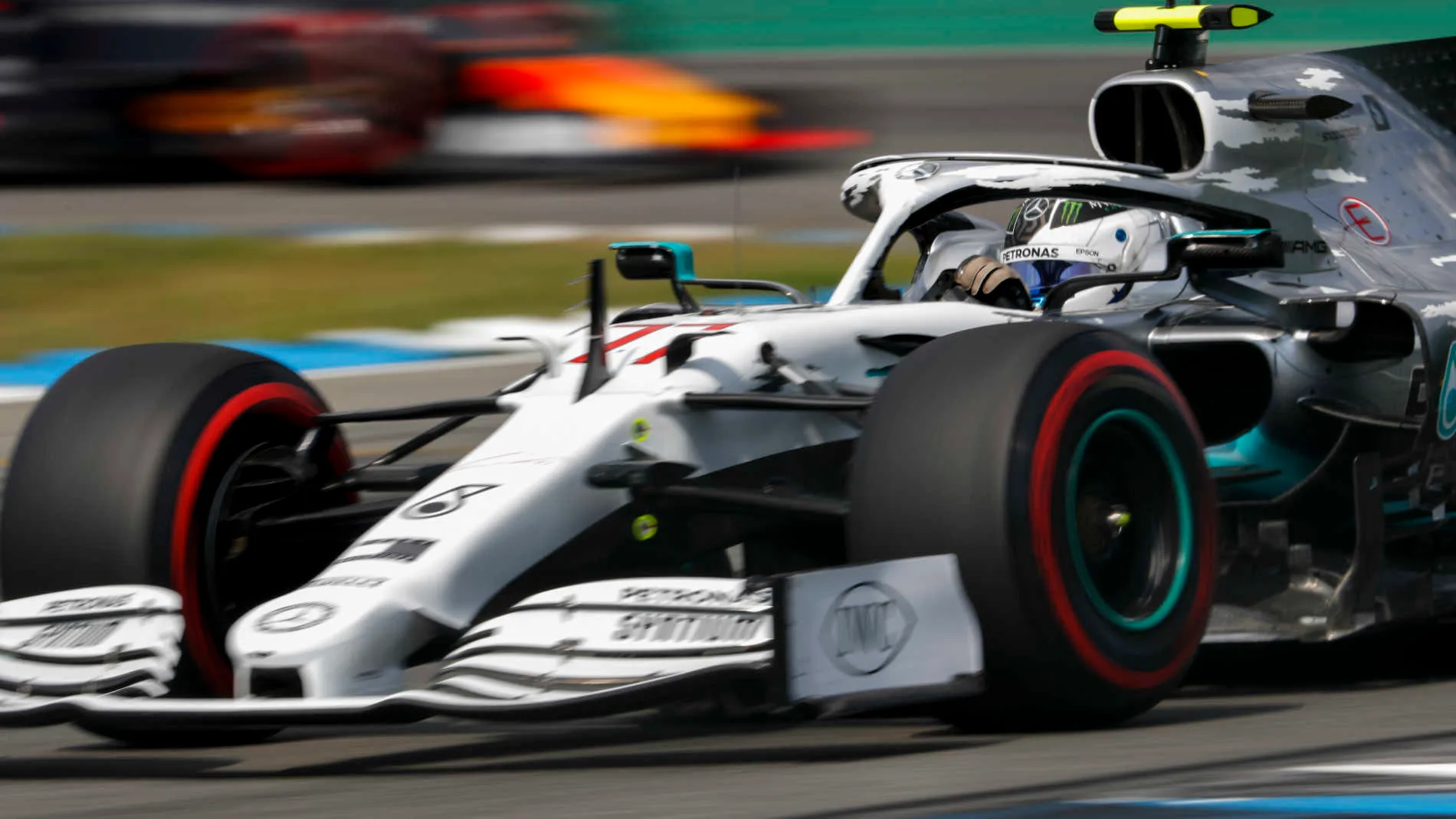HOCKENHEIMRING, GERMANY - JULY 27: Valtteri Bottas, Mercedes AMG W10 during the German GP at Hockenheimring on July 27, 2019 in Hockenheimring, Germany. (Photo by Zak Mauger / LAT Images)