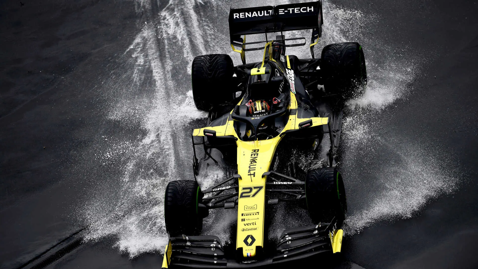 HOCKENHEIMRING, GERMANY - JULY 28: Nico Hulkenberg, Renault R.S. 19 during the German GP at