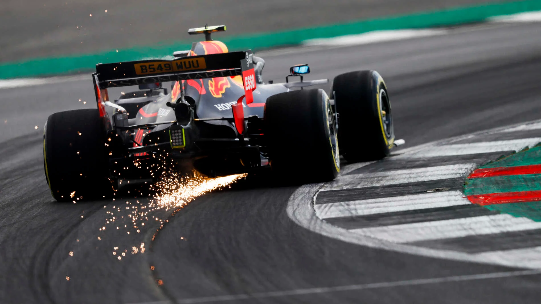 SILVERSTONE, UNITED KINGDOM - JULY 12: Pierre Gasly, Red Bull Racing RB15 during the British GP at