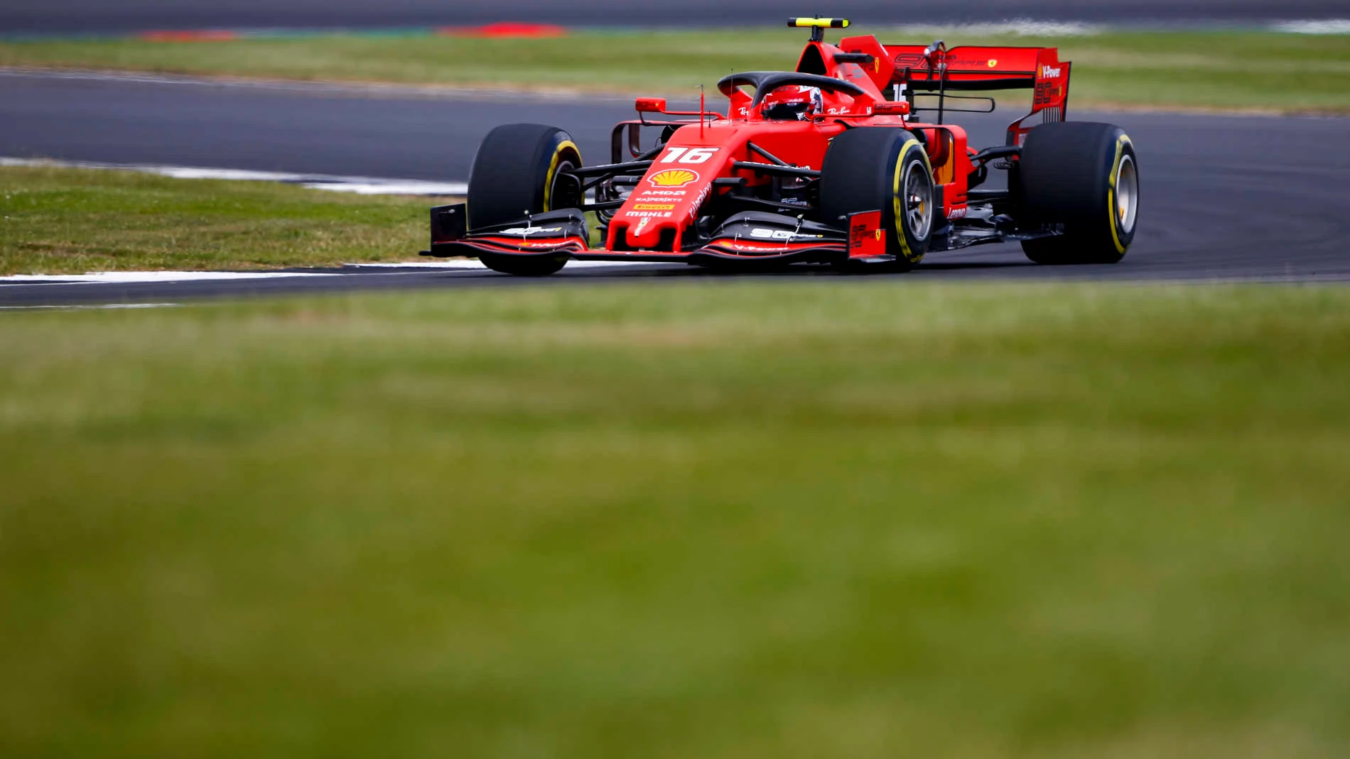 SILVERSTONE, UNITED KINGDOM - JULY 12: Charles Leclerc, Ferrari SF90 during the British GP at