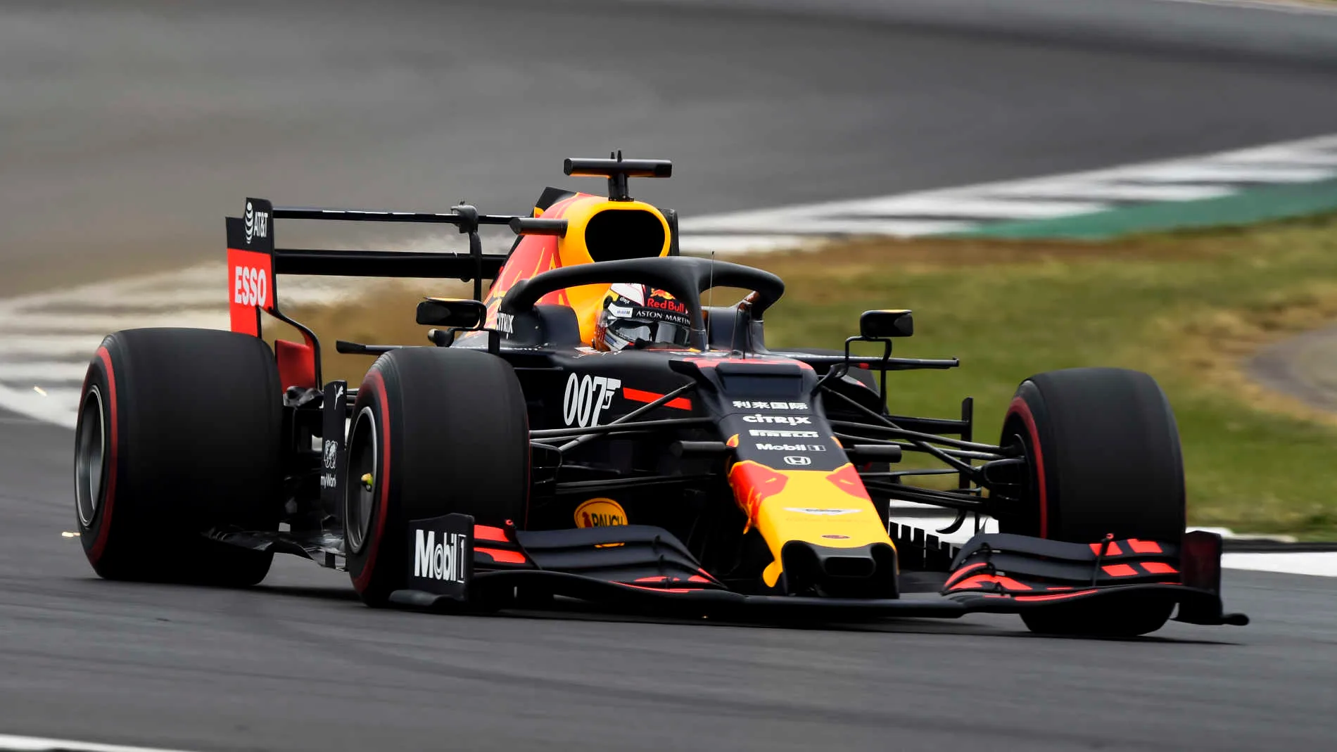 SILVERSTONE, UNITED KINGDOM - JULY 13: Max Verstappen, Red Bull Racing RB15 during the British GP