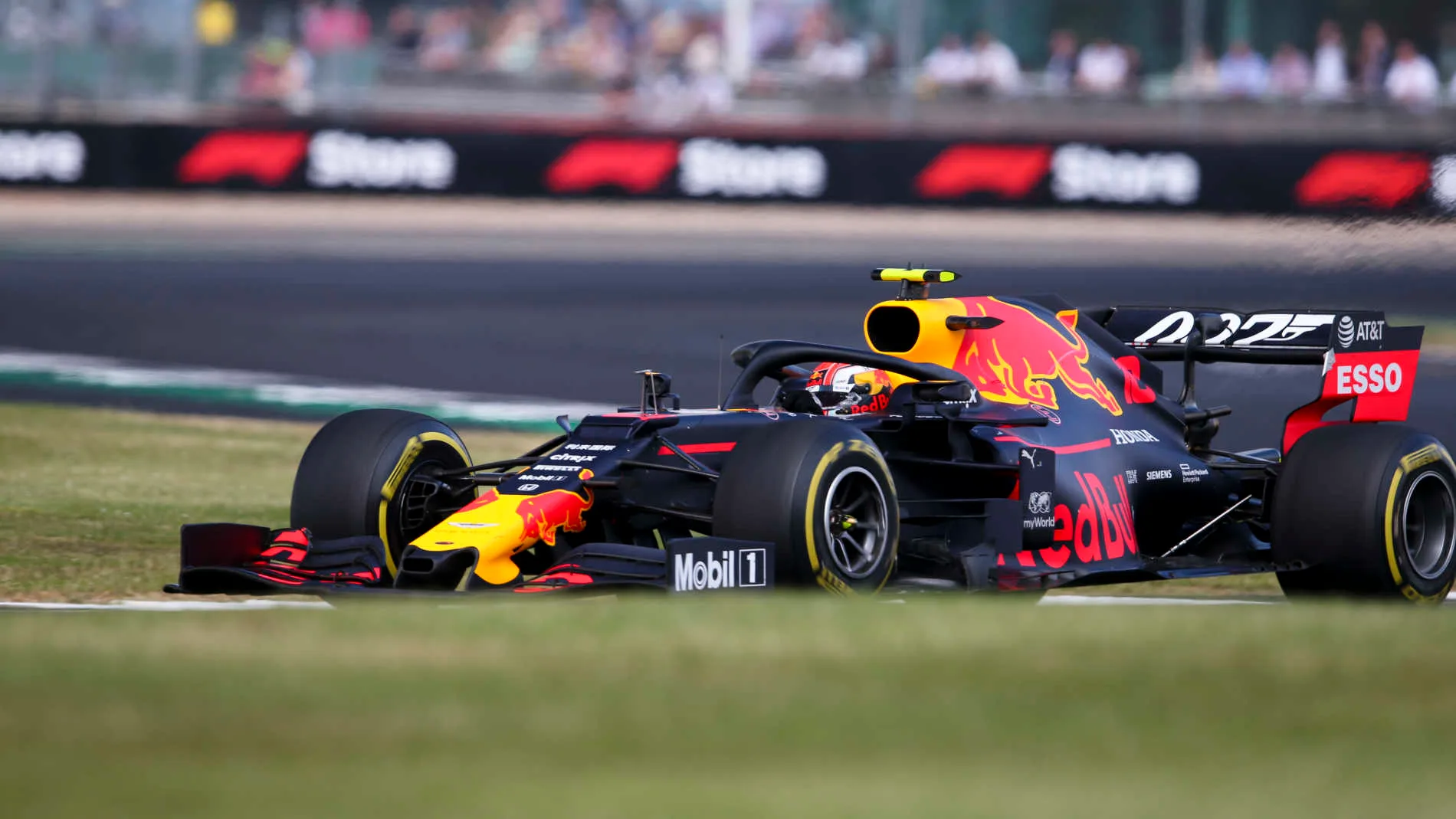 SILVERSTONE, UNITED KINGDOM - JULY 14: Pierre Gasly, Red Bull Racing RB15 during the British GP at