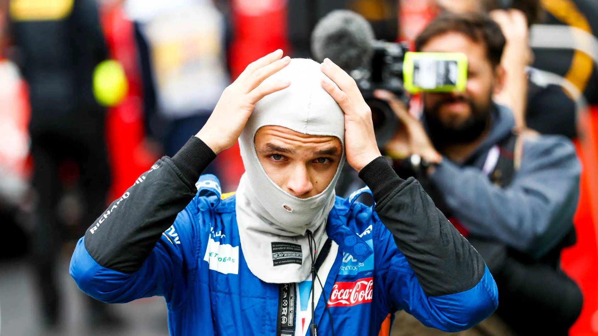 SILVERSTONE, UNITED KINGDOM - JULY 14: Lando Norris, McLaren during the British GP at Silverstone