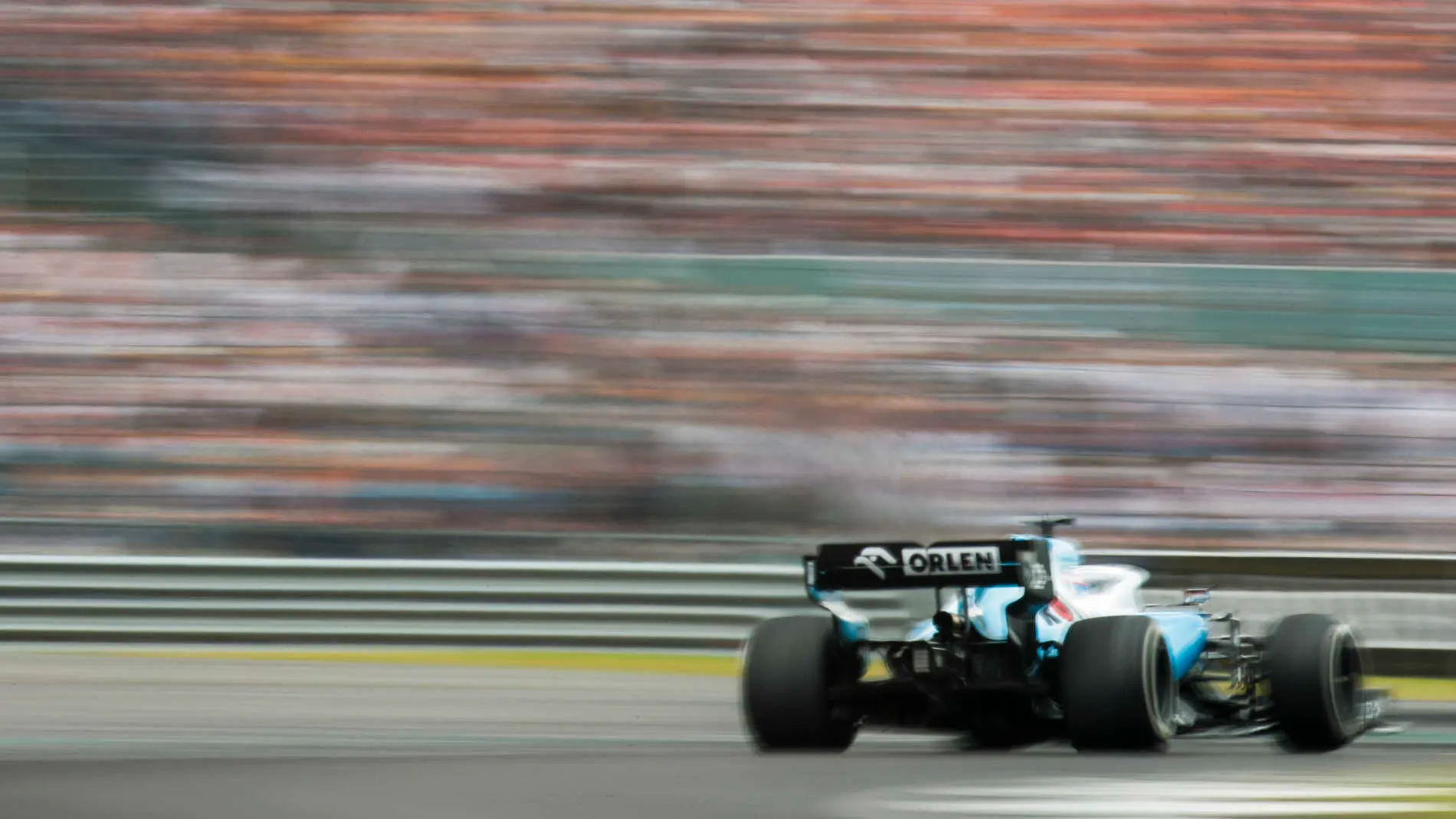 SILVERSTONE, UNITED KINGDOM - JULY 14: George Russell, Williams Racing FW42 during the British GP