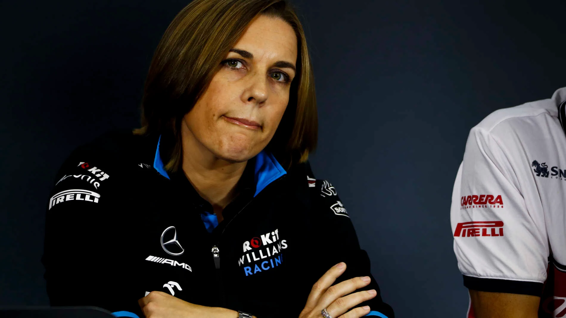 HUNGARORING, HUNGARY - AUGUST 02: Claire Williams, Deputy Team Principal, Williams Racing, in the