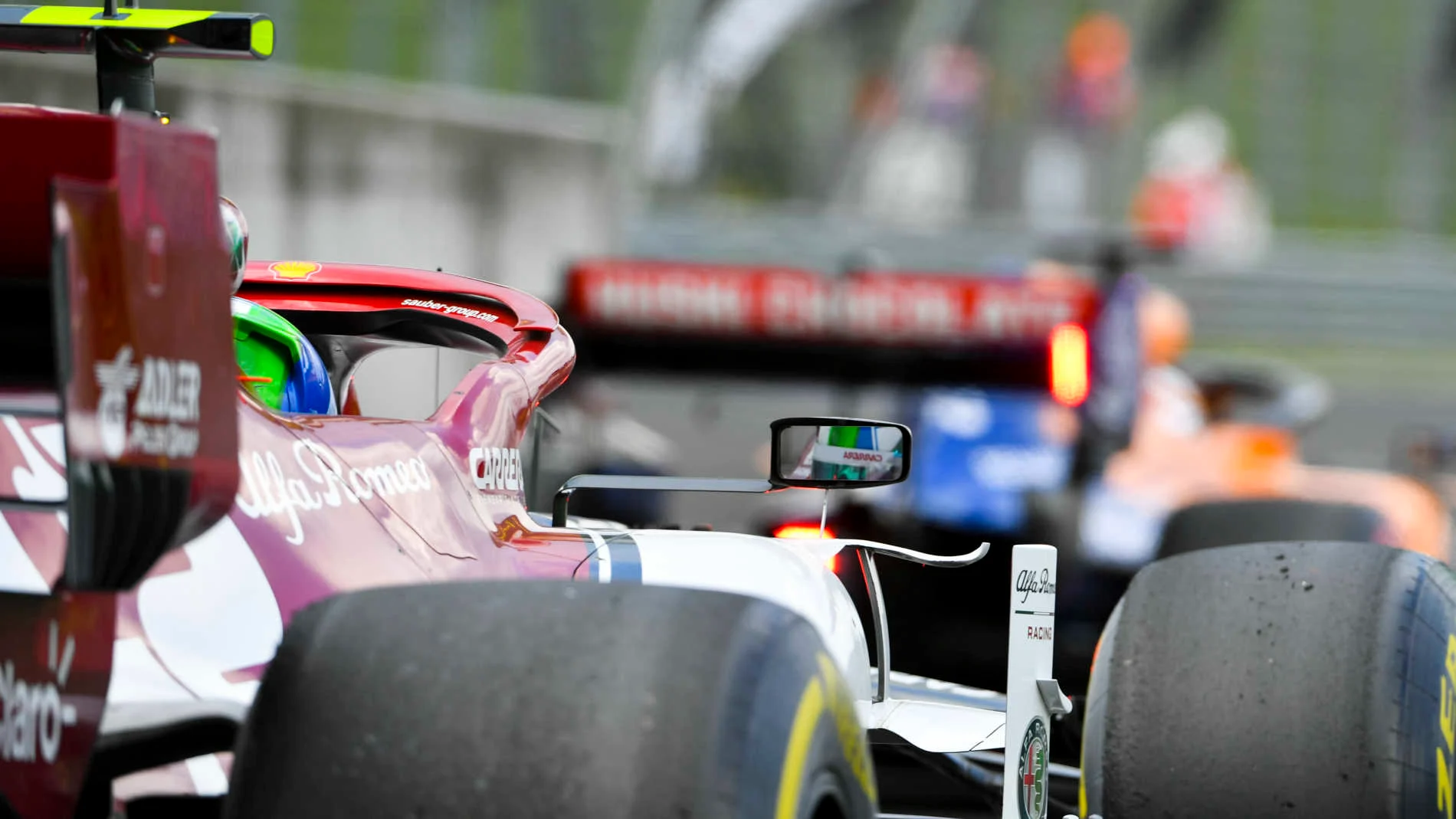 HUNGARORING, HUNGARY - AUGUST 03: Antonio Giovinazzi, Alfa Romeo Racing C38 during the Hungarian GP